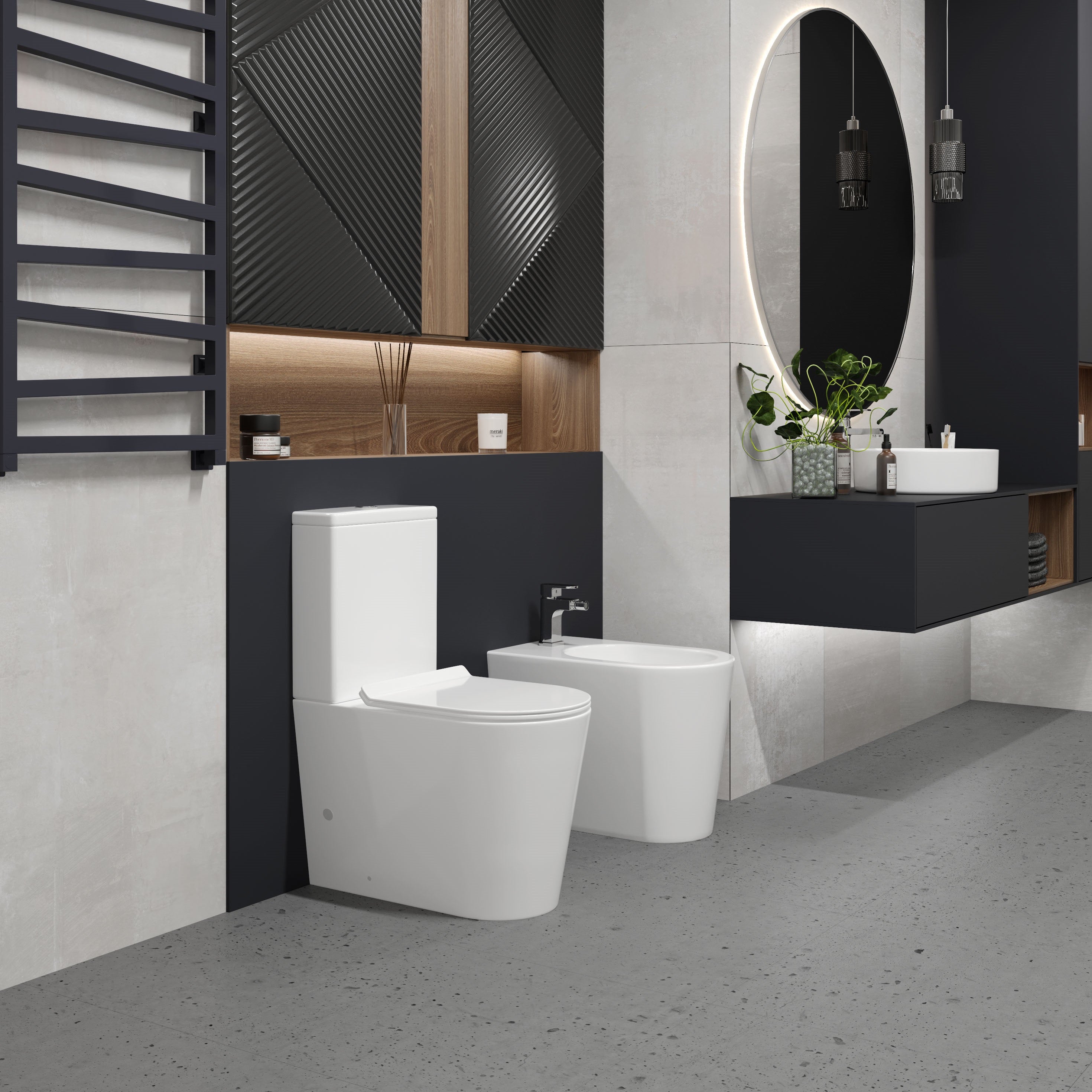 Grace kombi: stojící WC se sedátkem Soft-close + nádržka