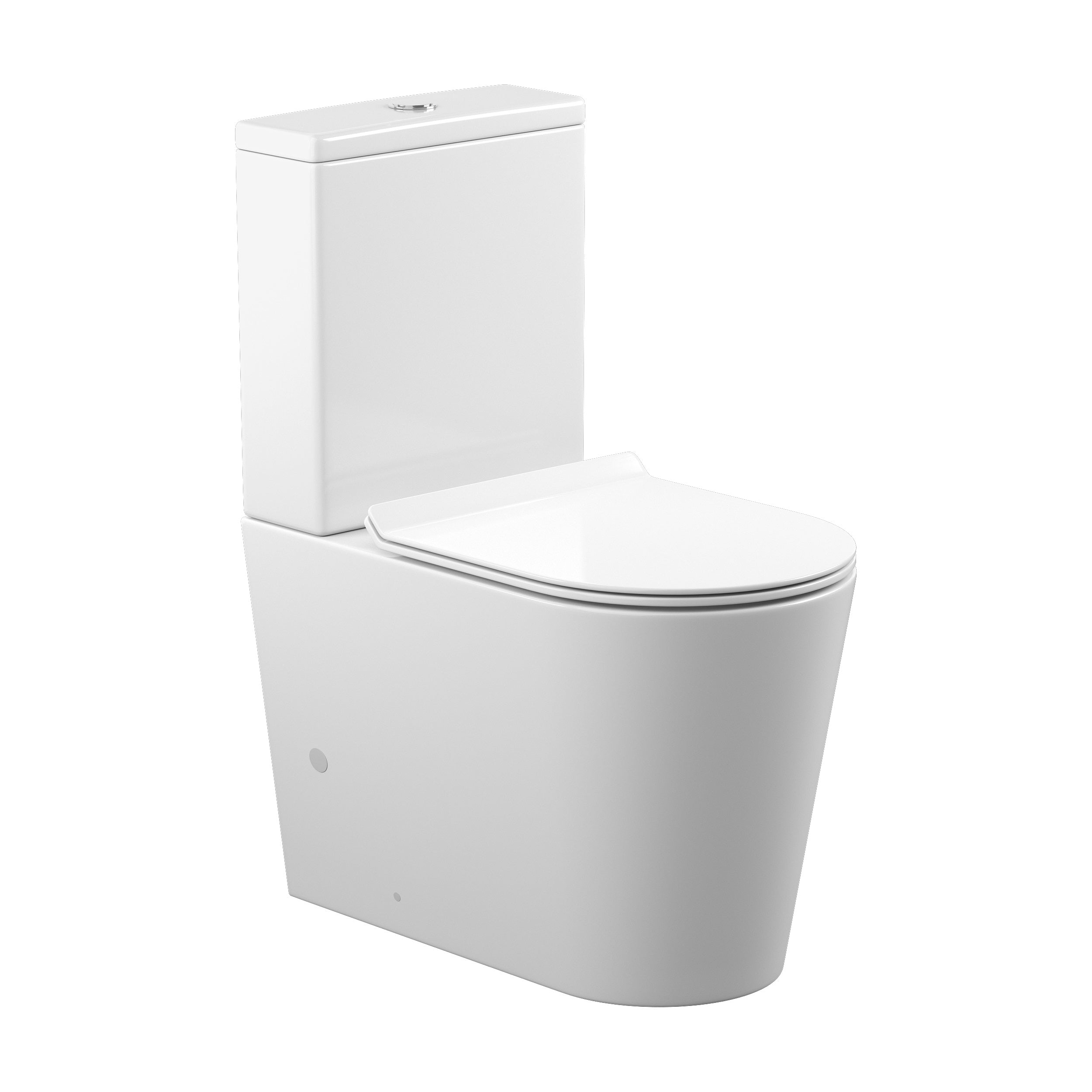 Orion compacto: inodoro de pie con asiento Soft-close + cisterna