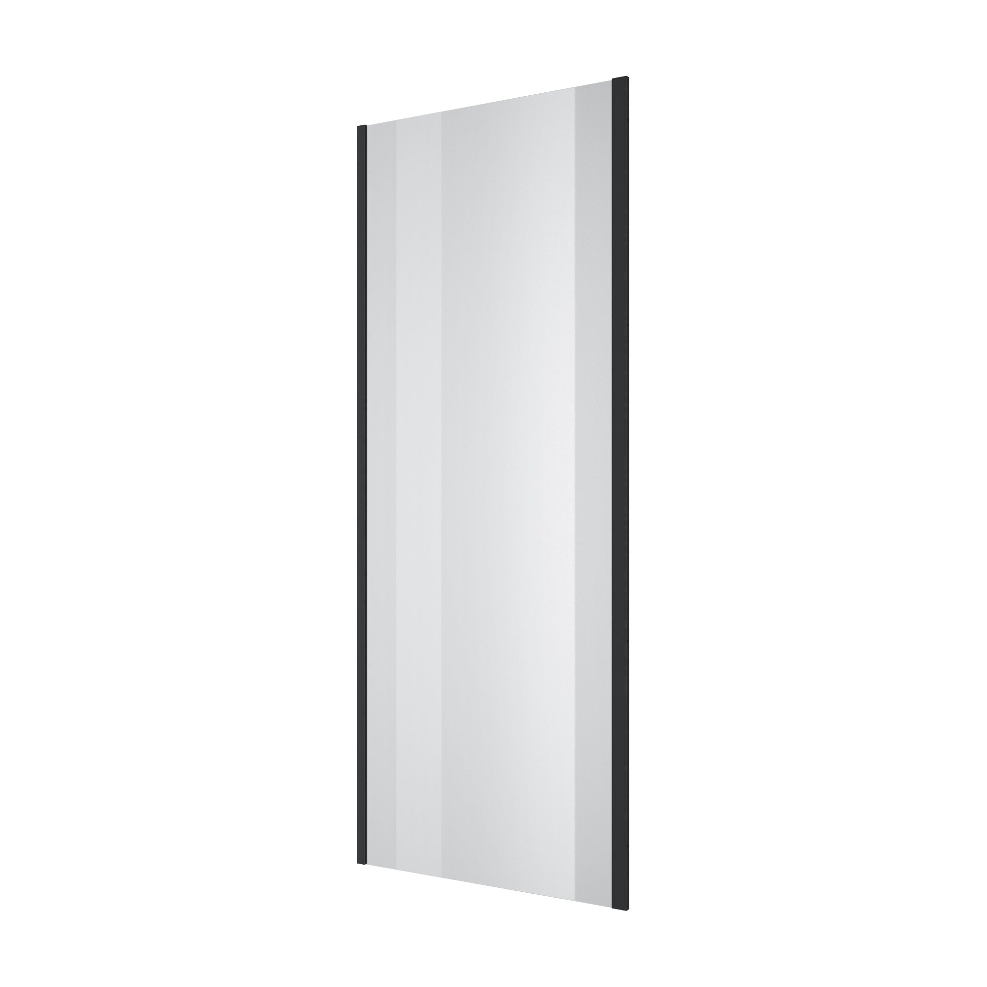 Line Pro Fixed side panel, 800mm, black matt, 6mm clear glass