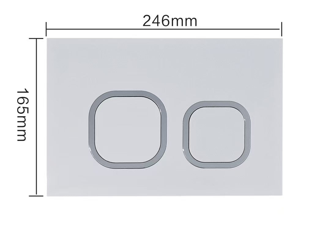 NEO Betätigungsplatte Weiß