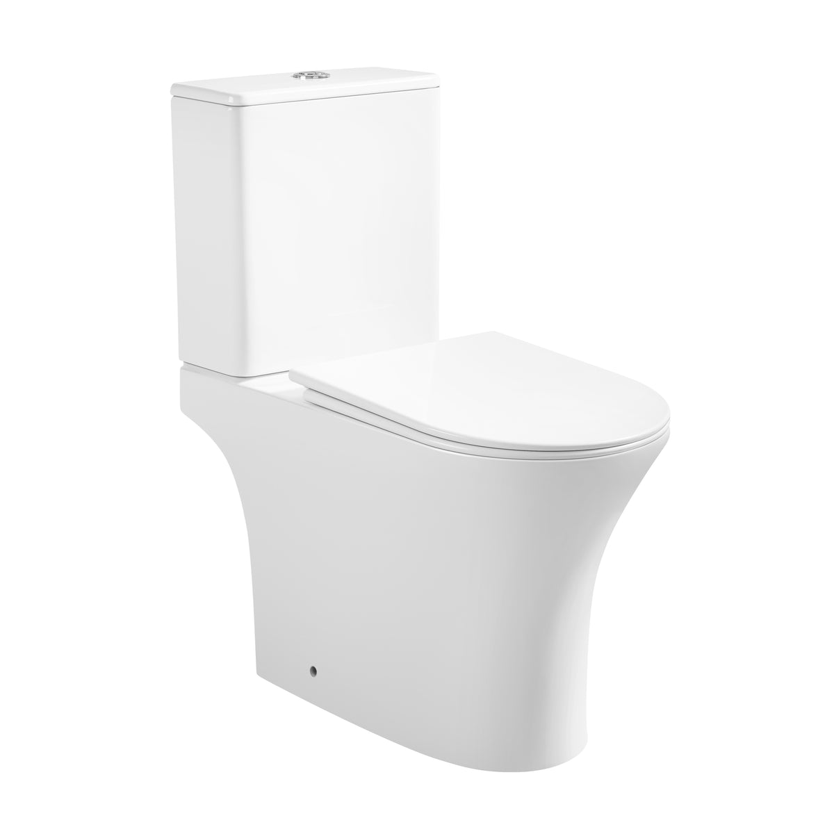 Stream Compacto: inodoro de pie con asiento Soft-close + cisterna
