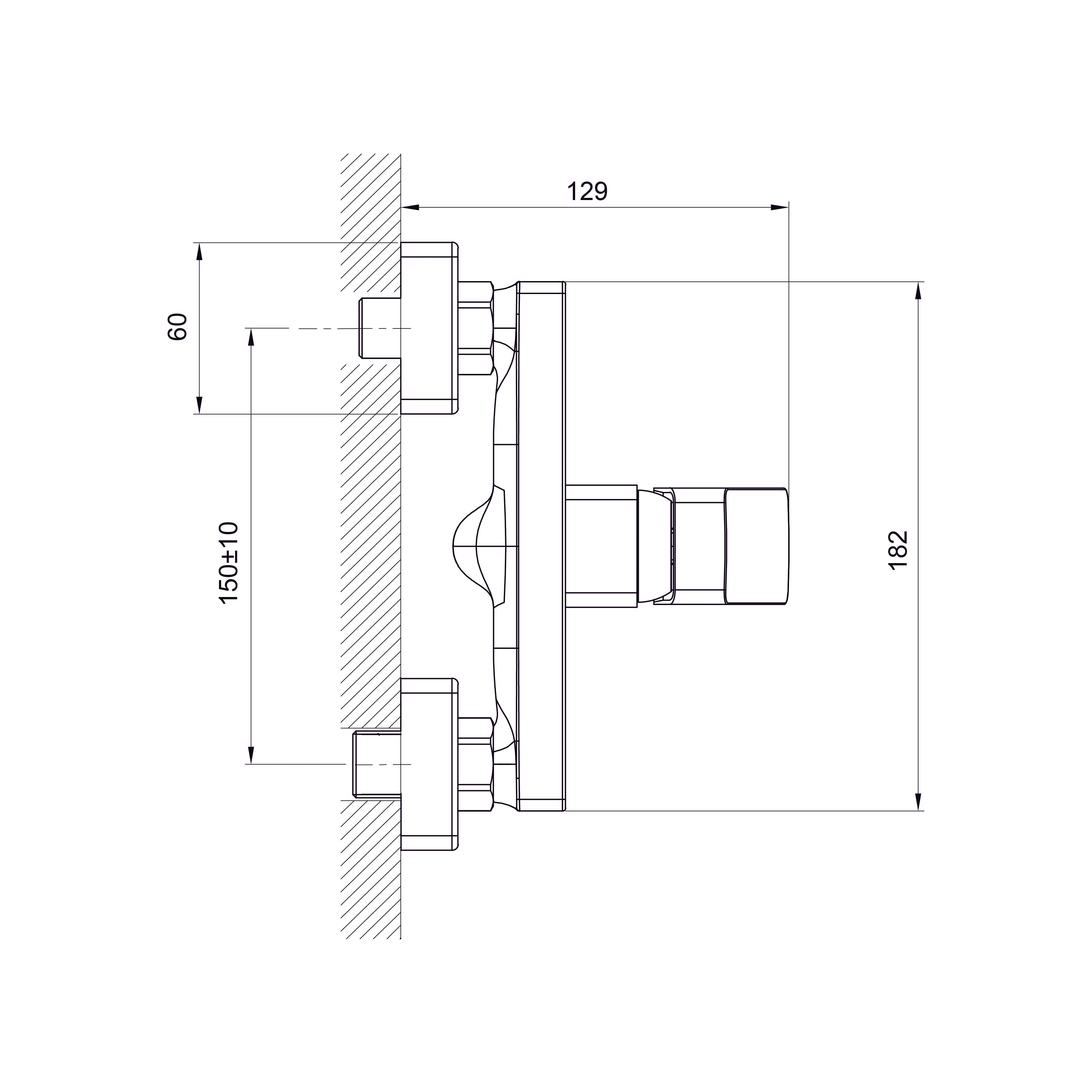 Cube sprchová baterie