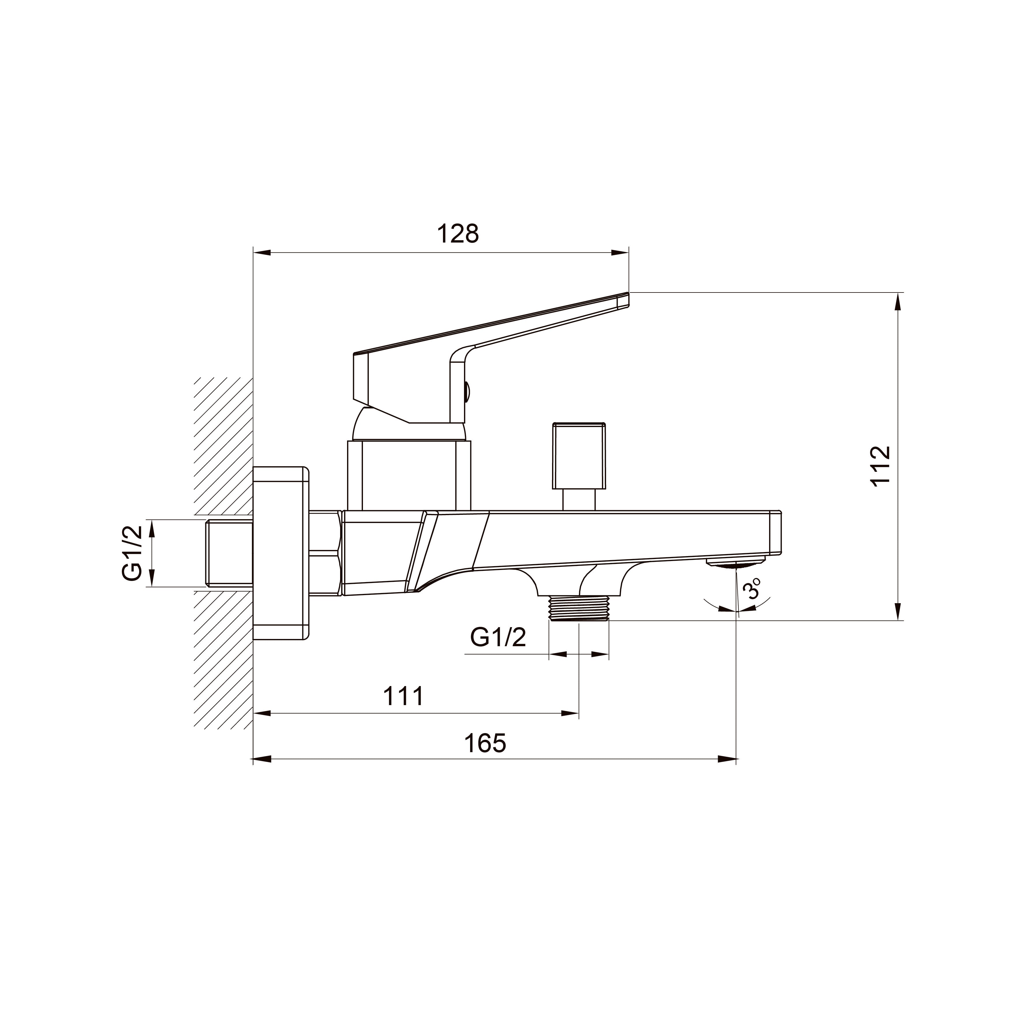 Cube grifo para bañera