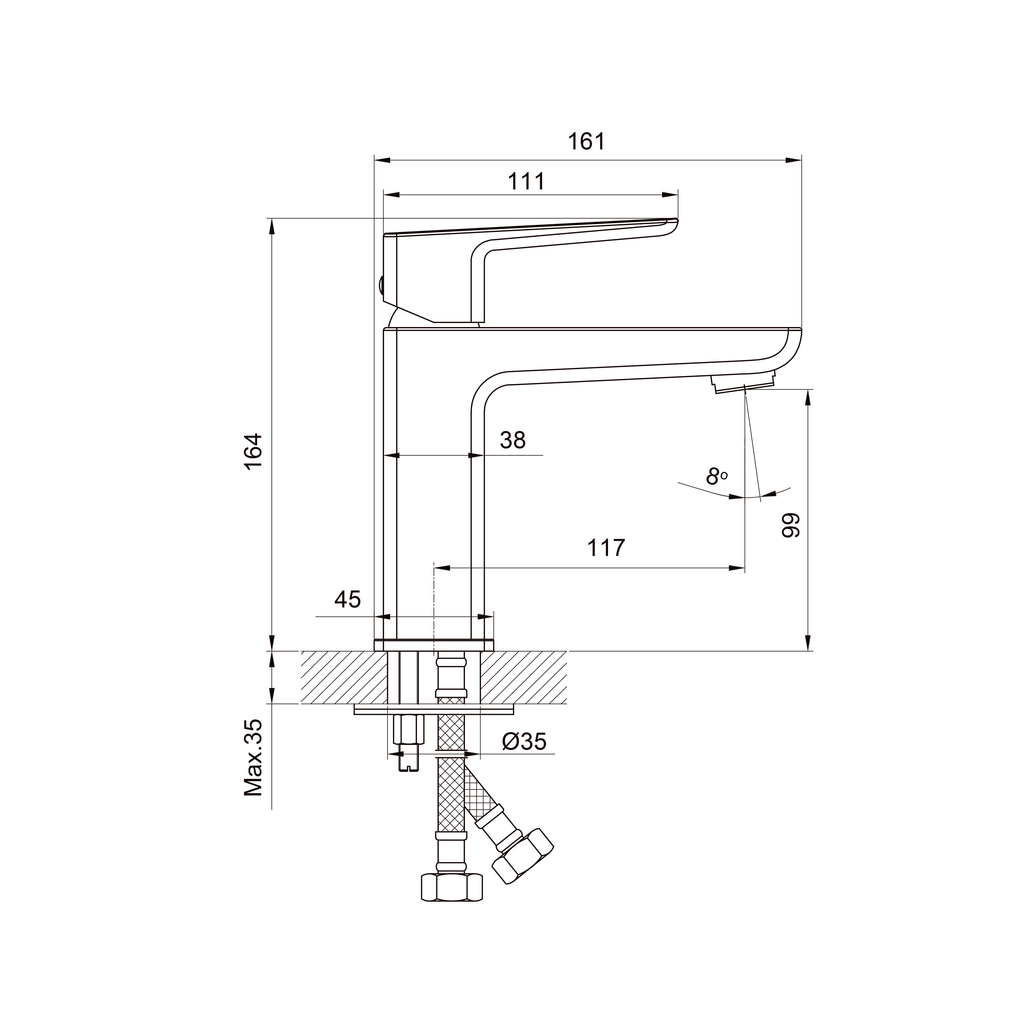 Integro Pro Grifo para lavabo