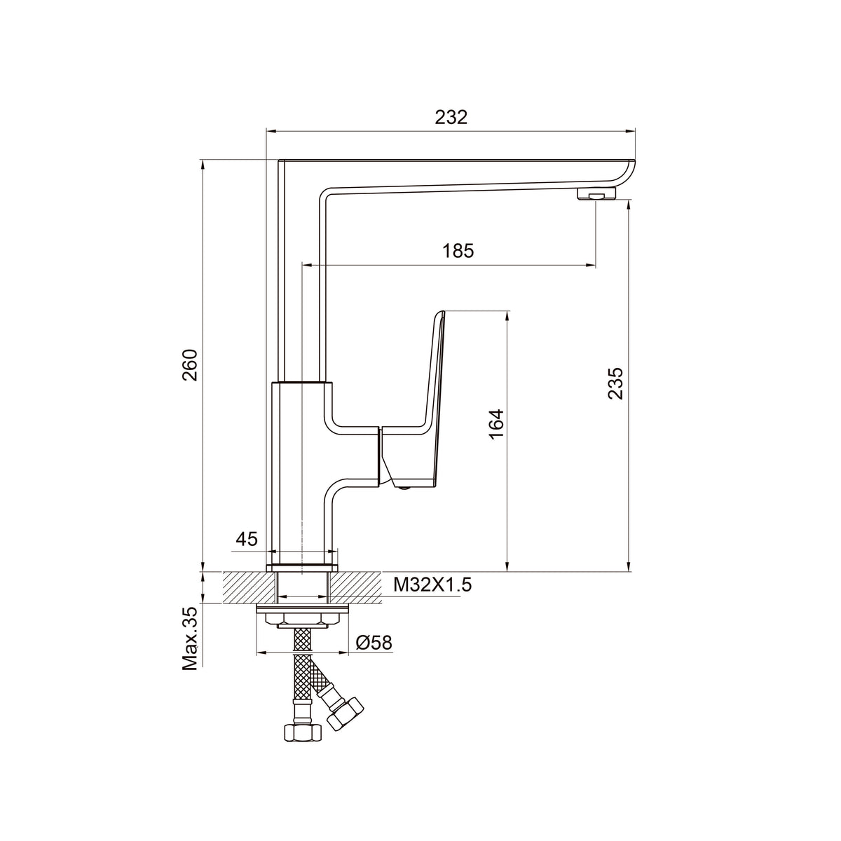 Integro Kitchen Pro Grifo para cocina