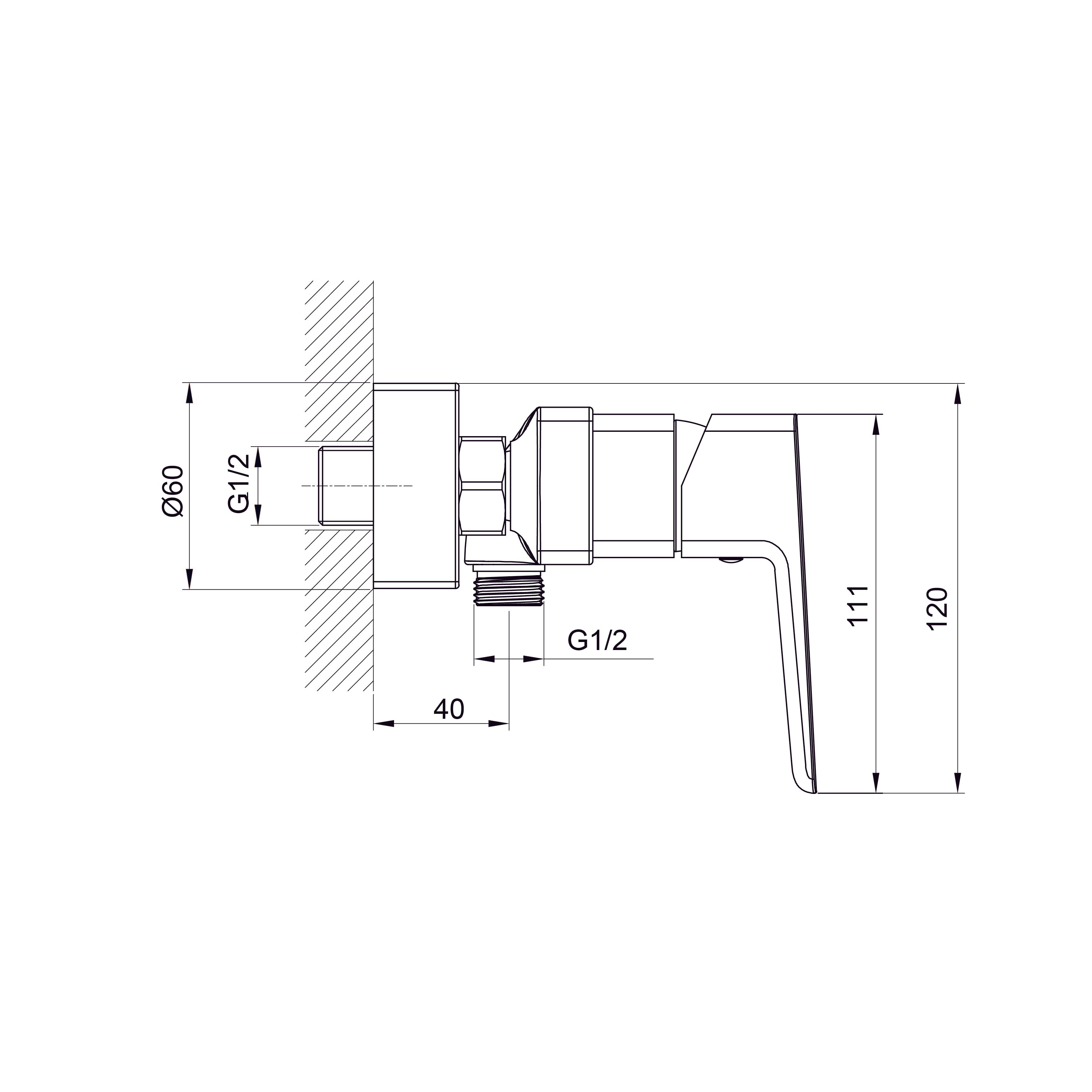 Integro Pro змішувач для душу