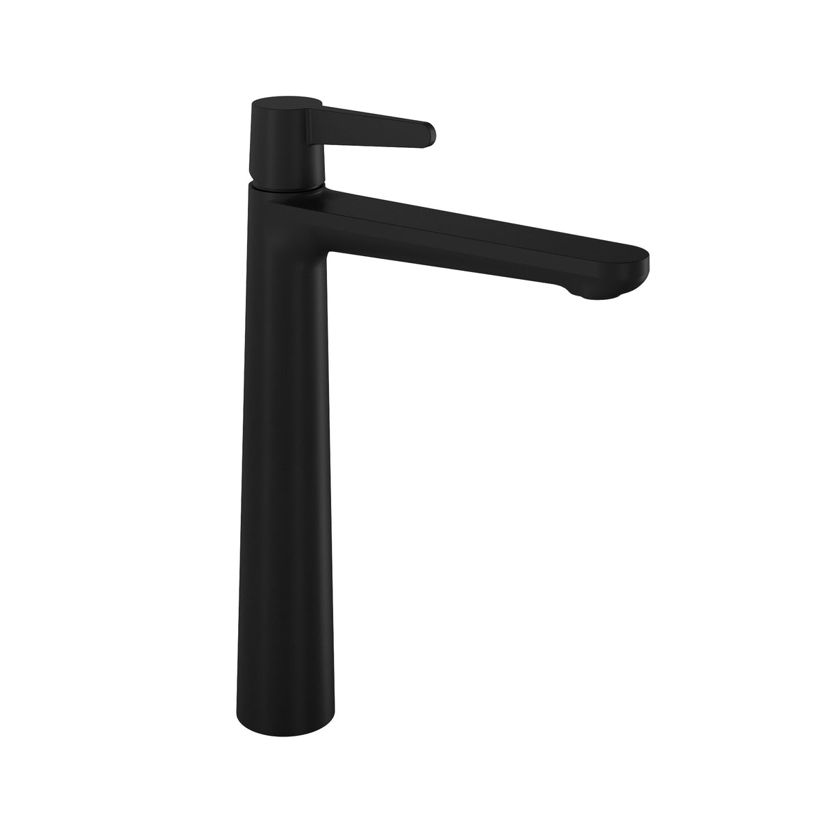Dakota XL Grifo alto para lavabo, negro mate