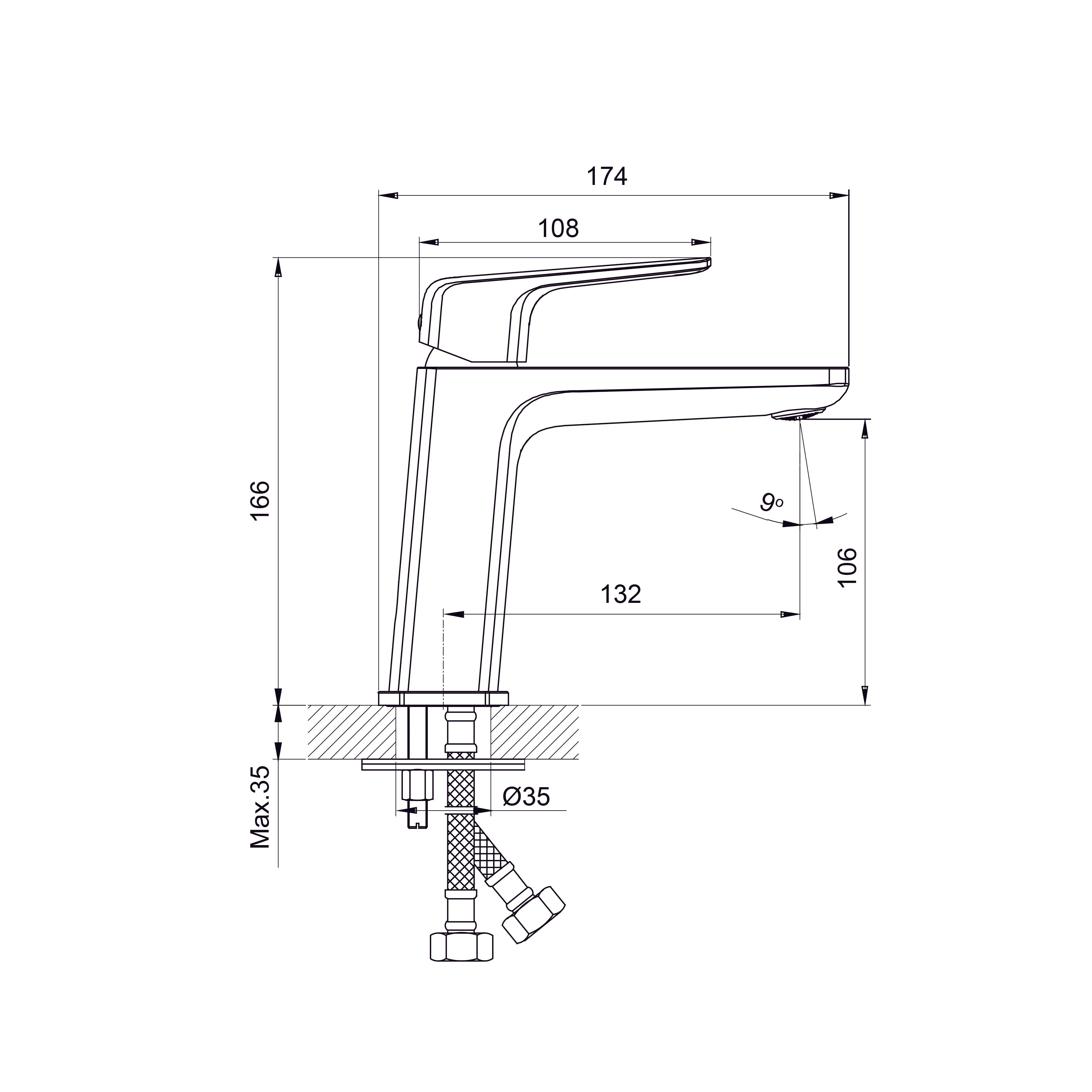 TERA змішувач для умивальника
