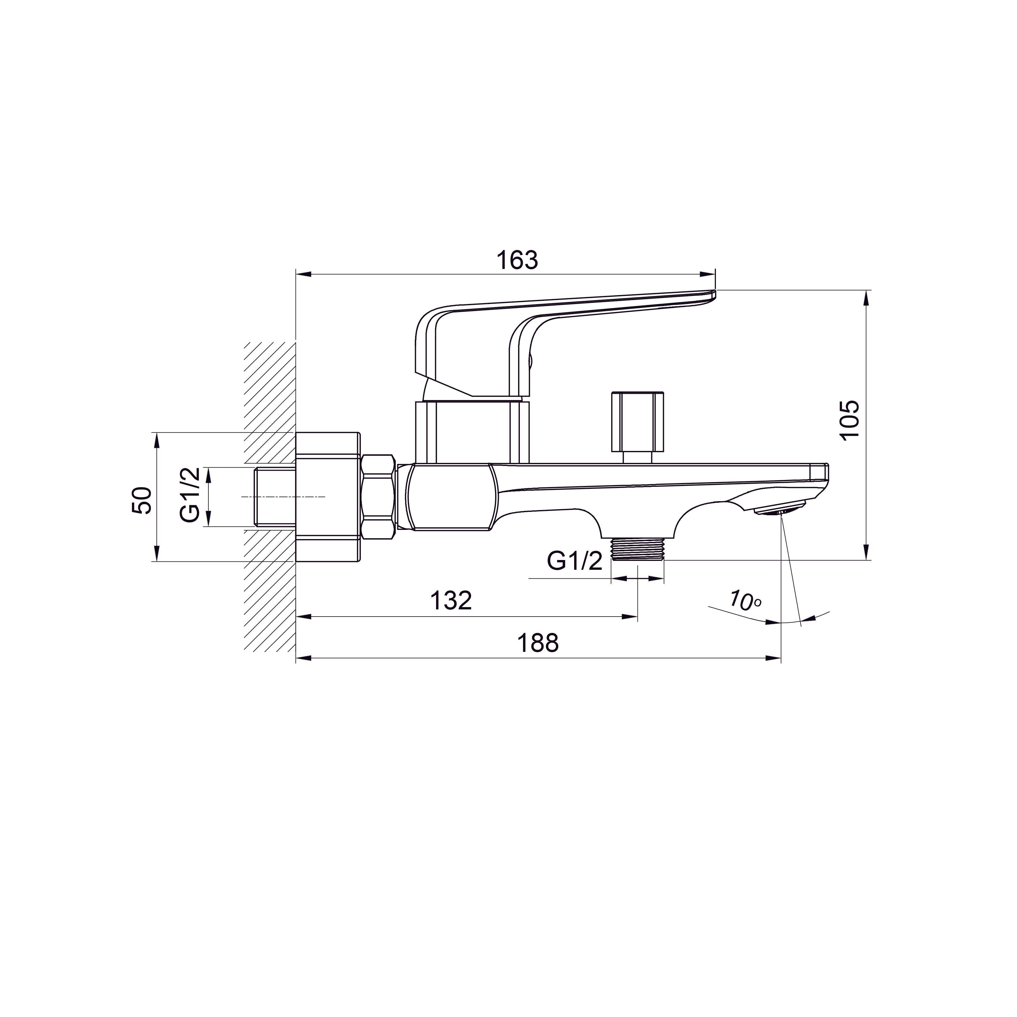TERA змішувач для ванни