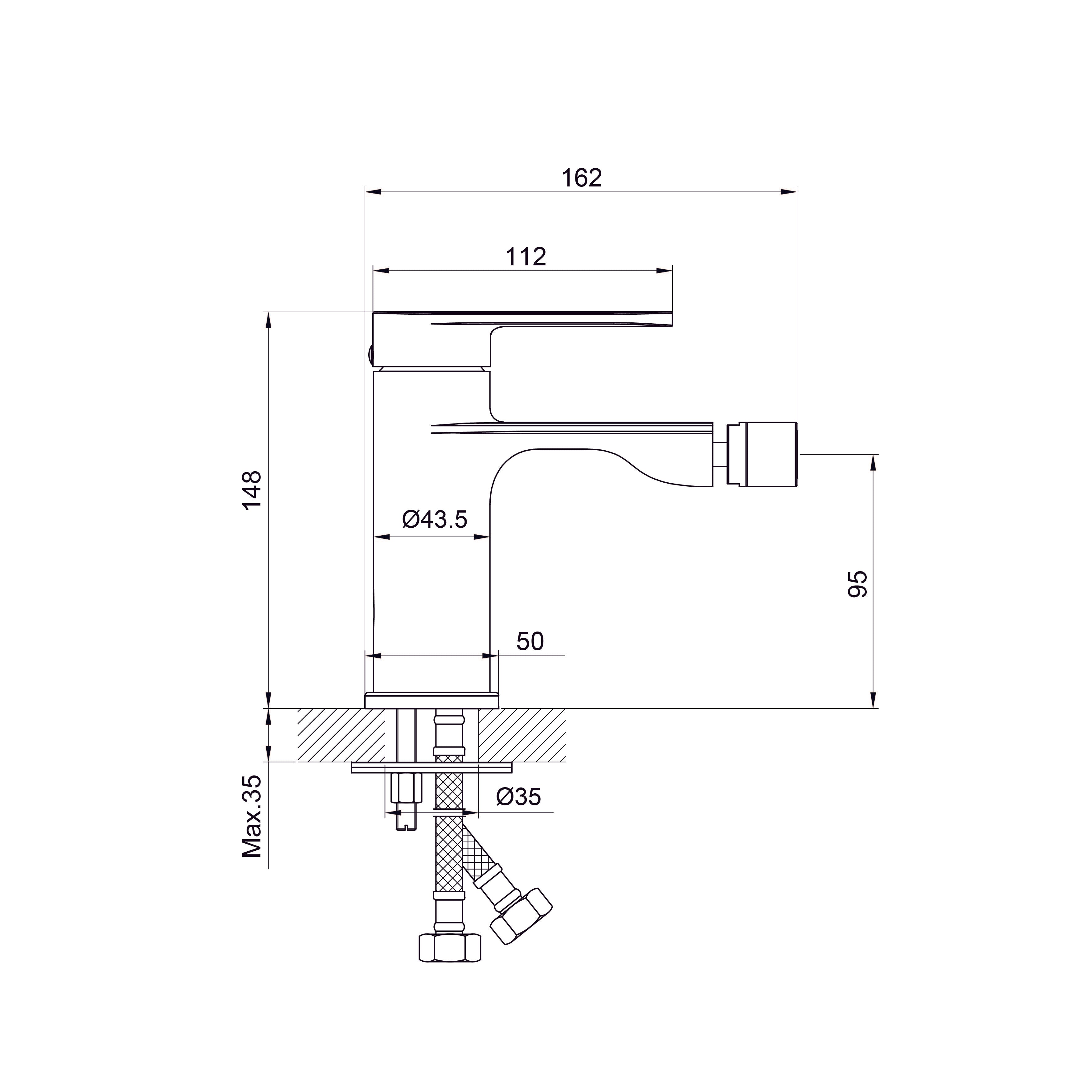 Line Pro bidet faucet