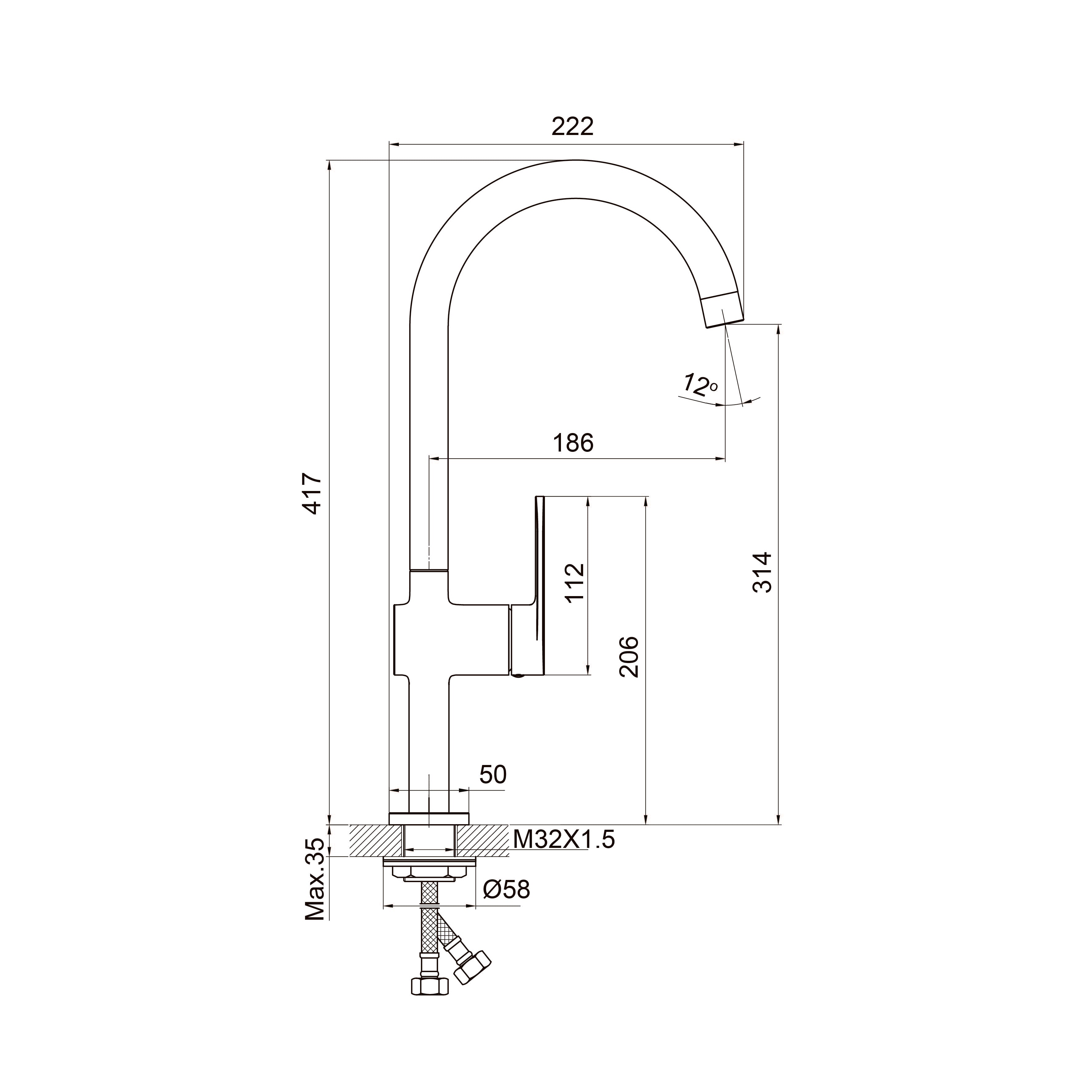 Line Pro Grifo para cocina