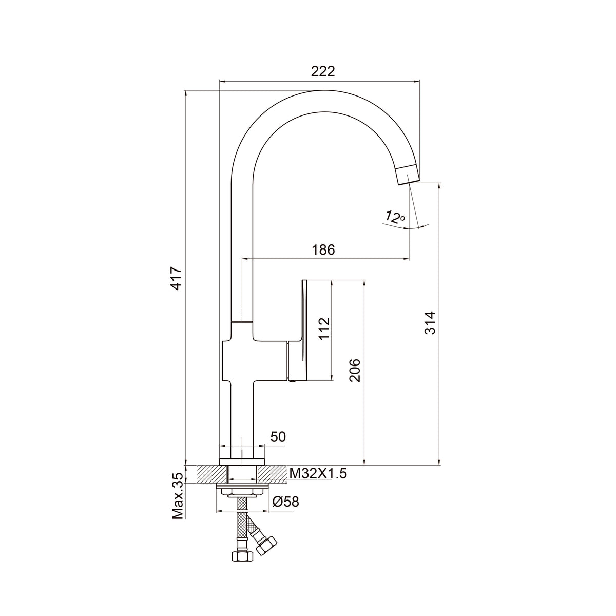 Line Pro Grifo para cocina