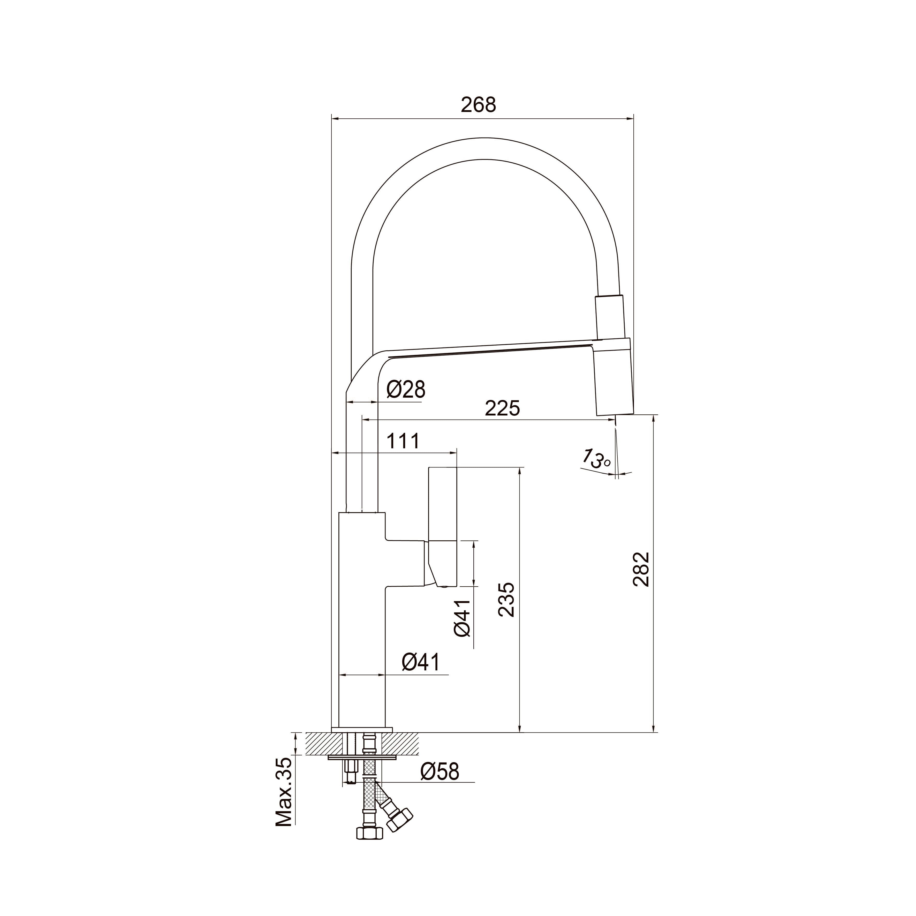 Kitchen Professional Grifo para cocina