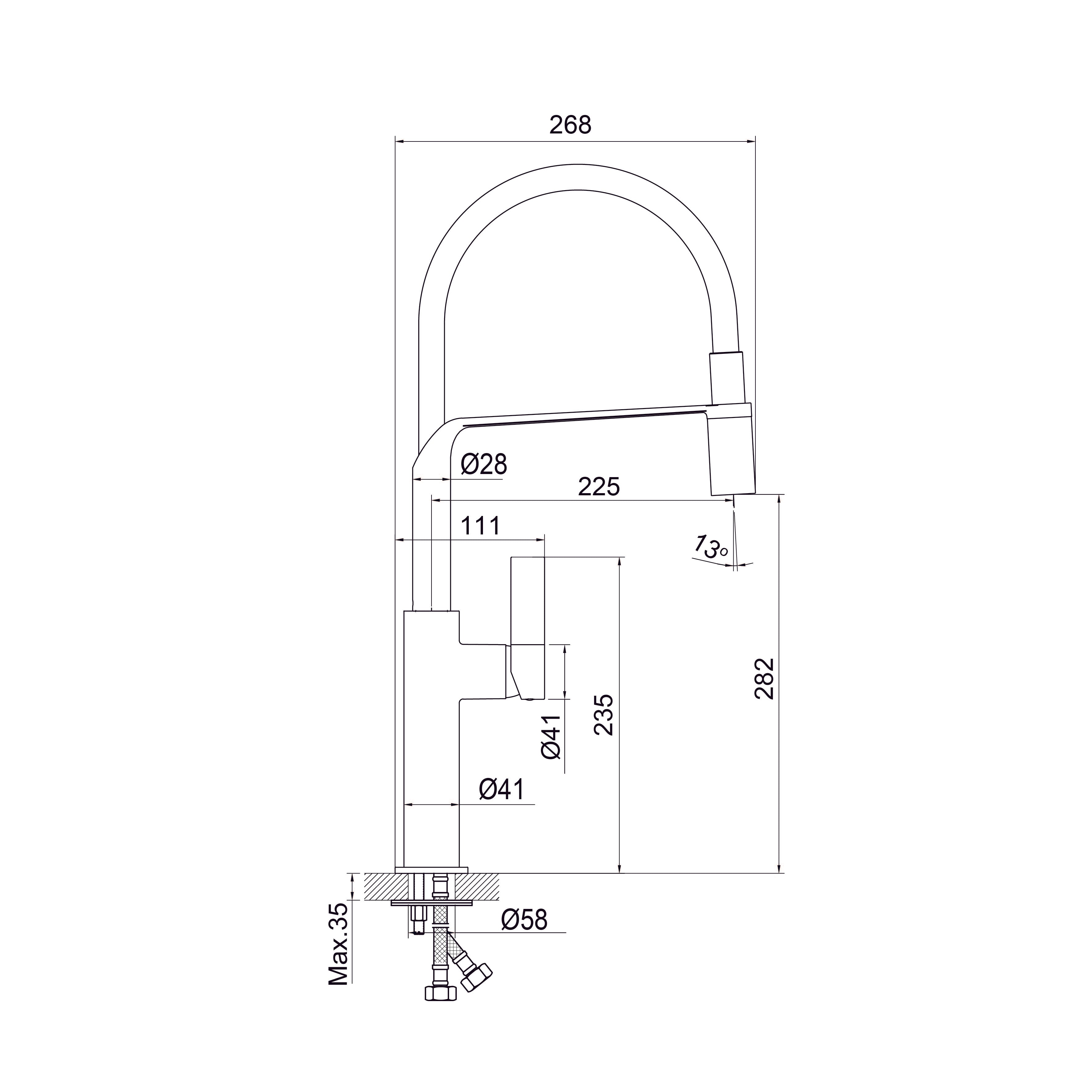 Kitchen Professional Grifo para cocina