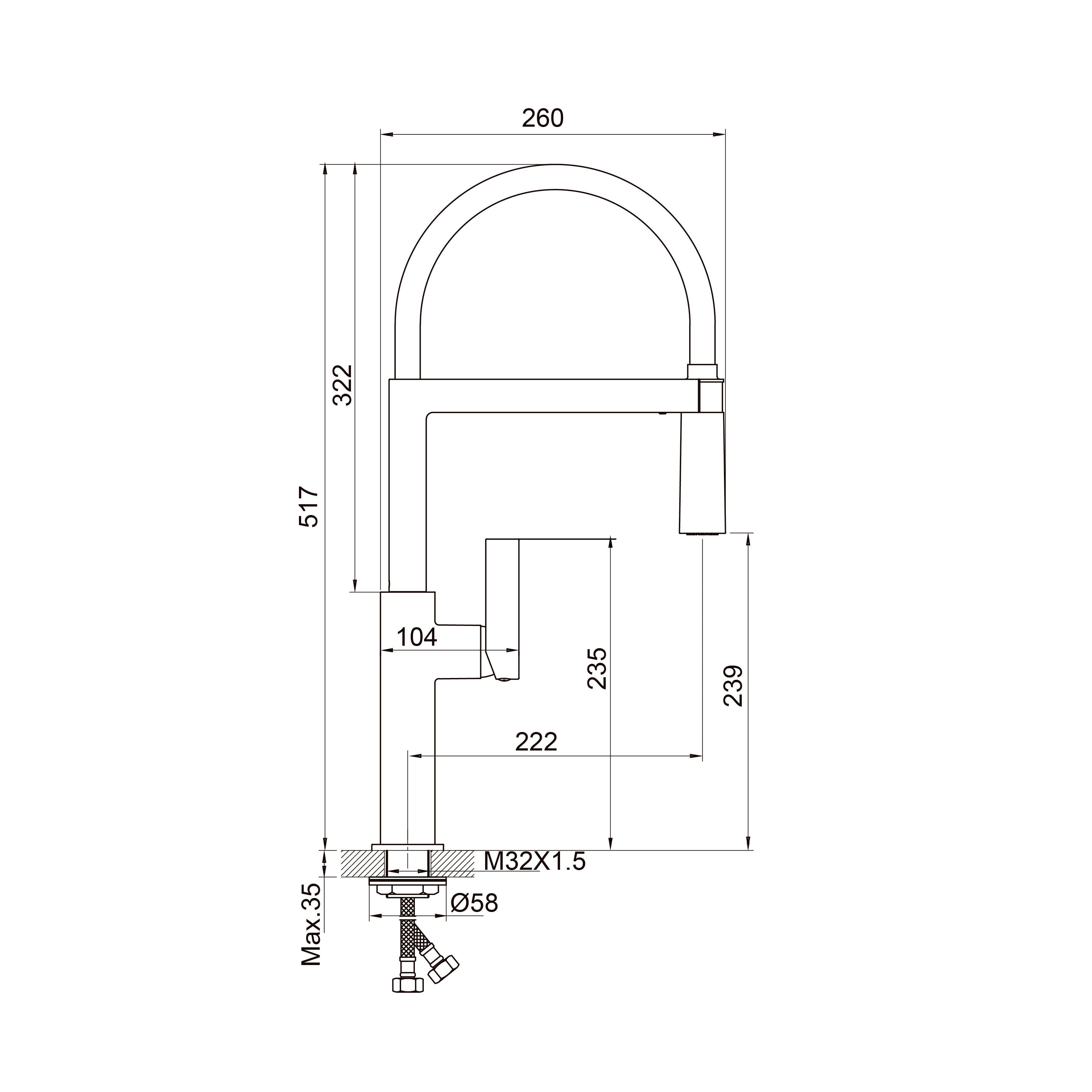 Kitchen Professional S Grifo para cocina