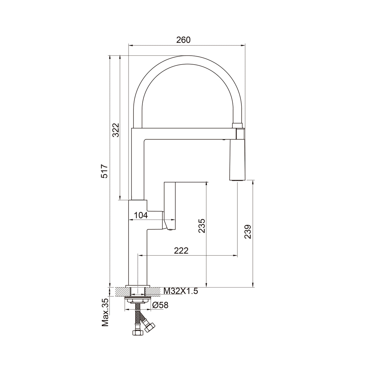 Kitchen Professional S Grifo para cocina