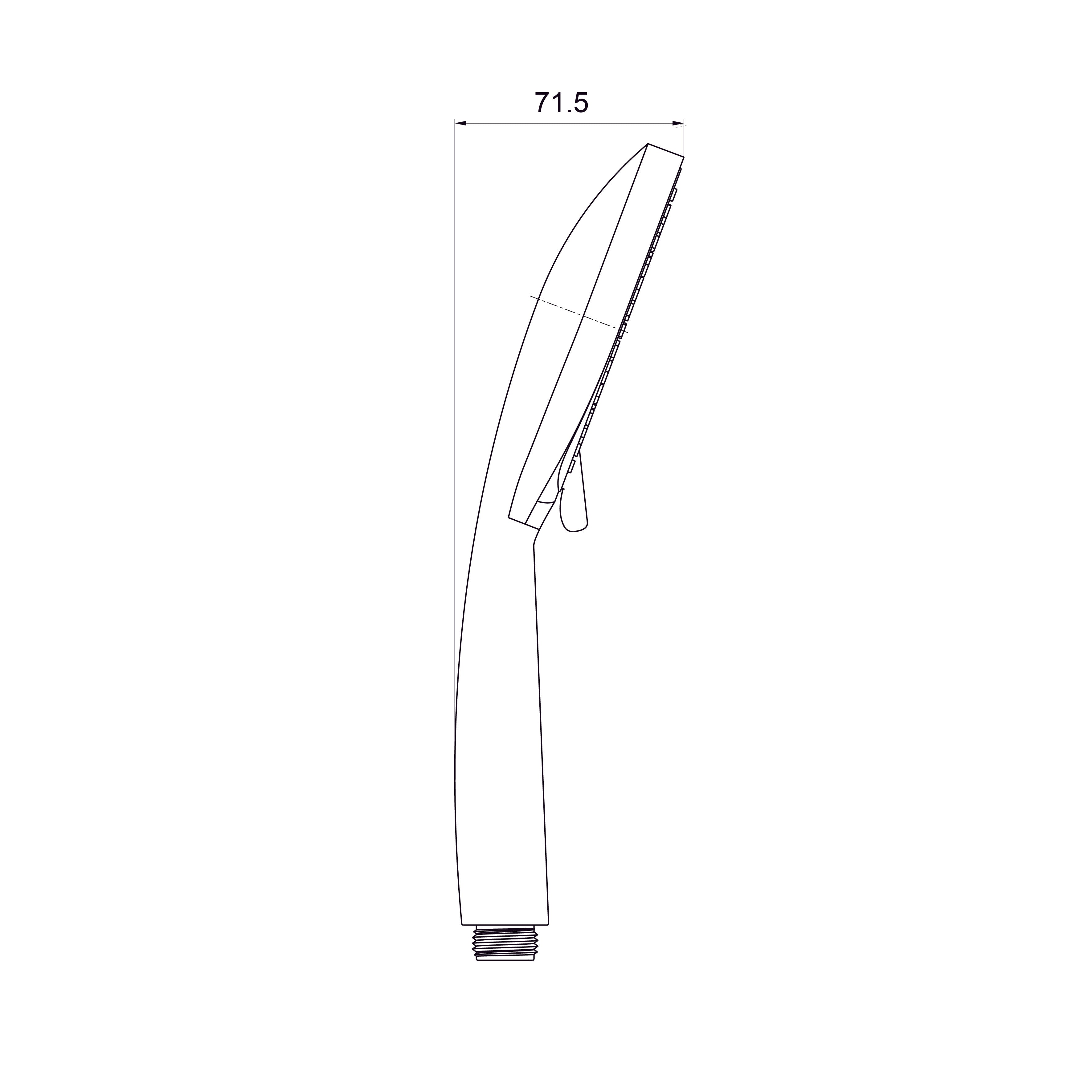 Handbrause PRO-2 Chrom 3 Modi (Regen/Nebel/Gemischt)
