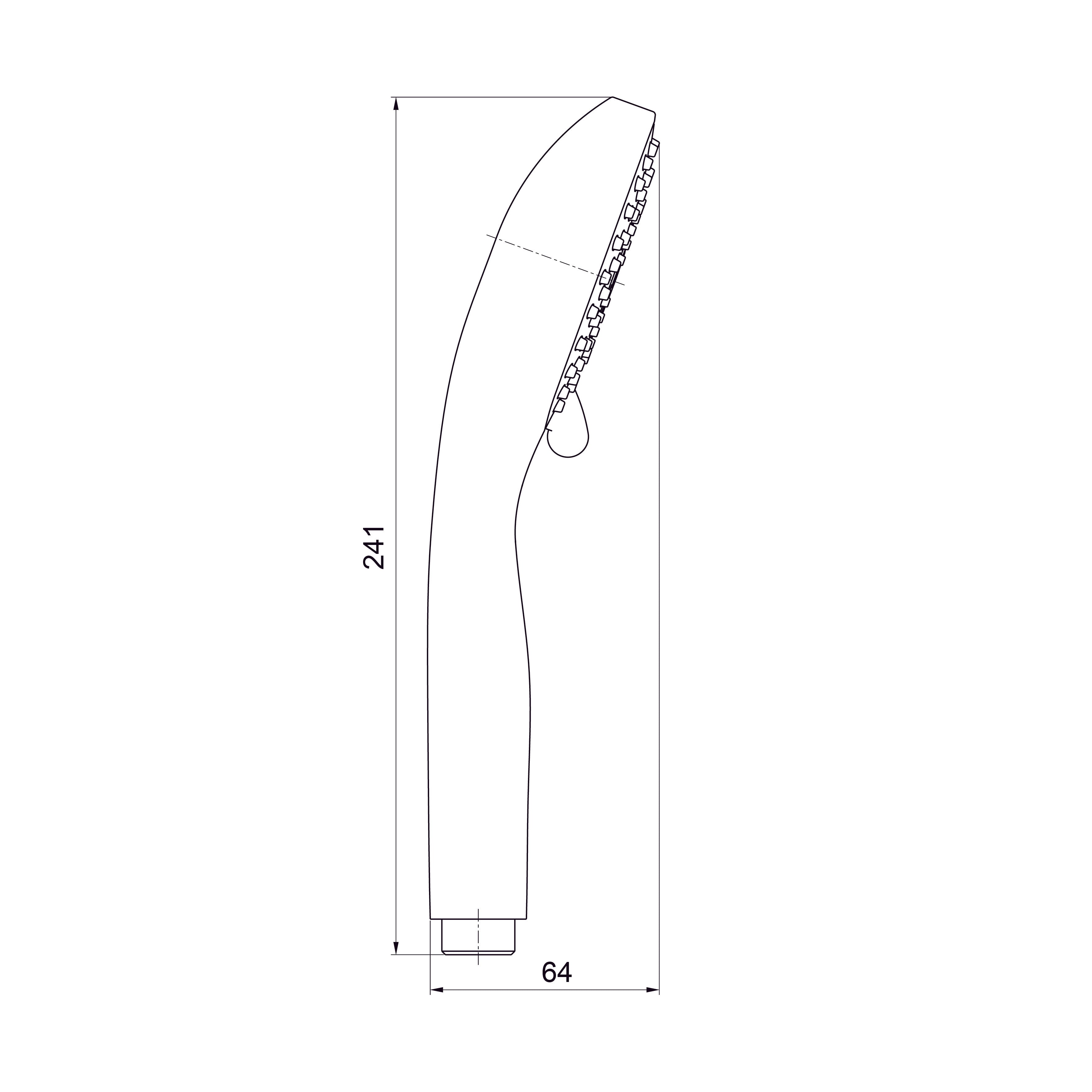 Handbrause PRO-3 Chrom 3 Modi (Regen/Nebel/Gemischt)