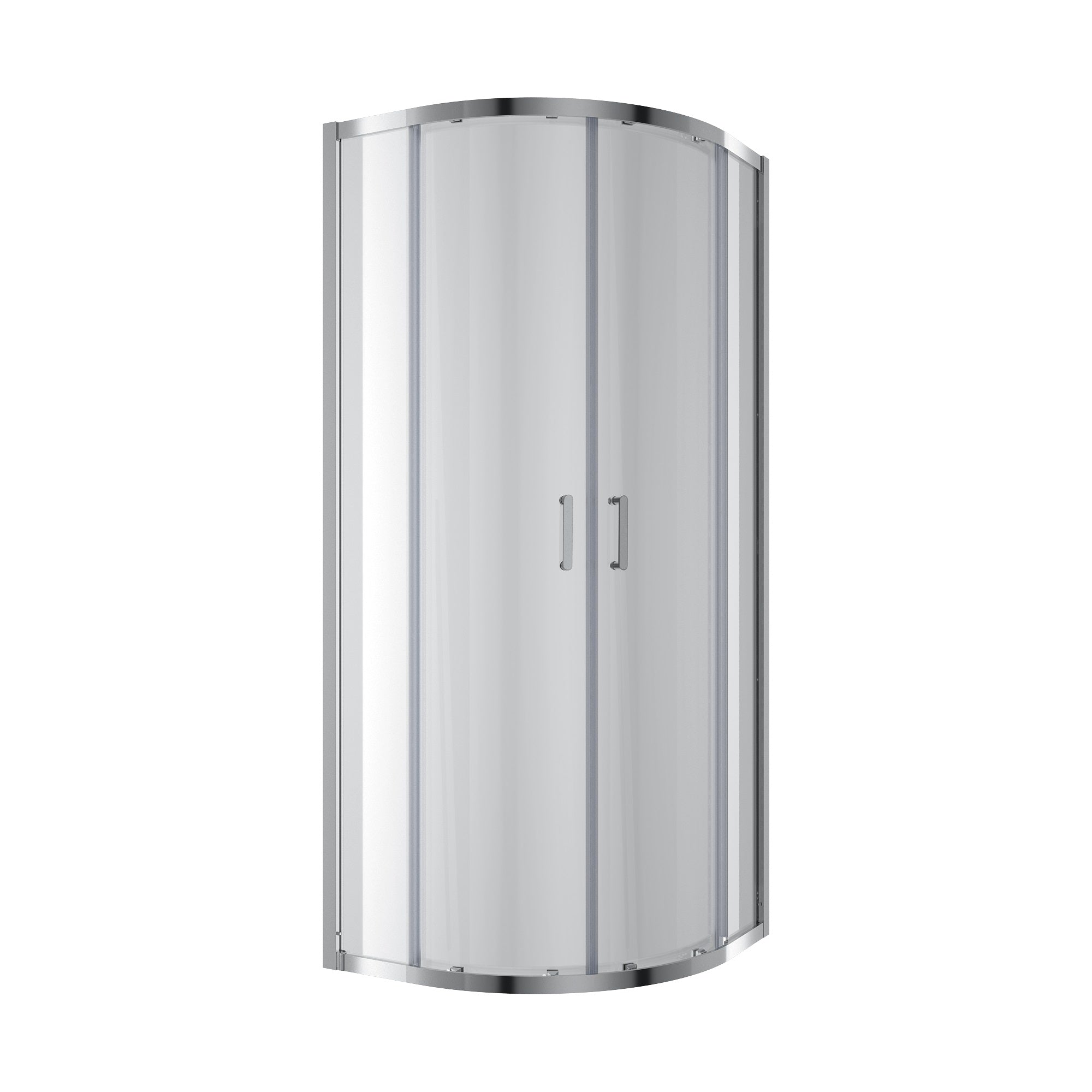 Line ARC Cabina de ducha semicircular corredera, 800×800 mm, cromo, cristal clear de 6 mm