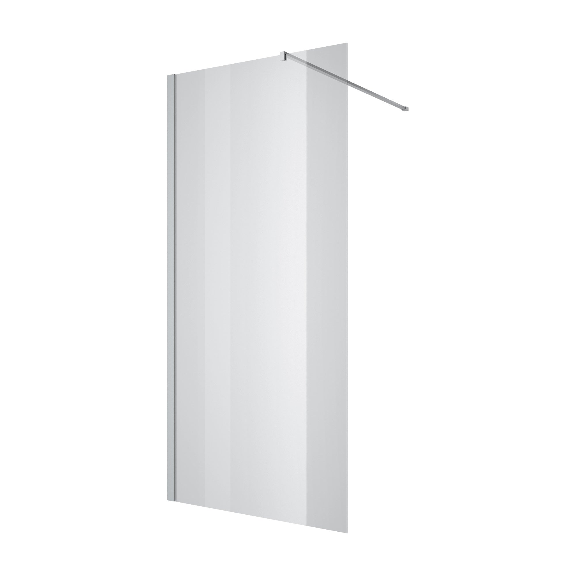 Нерухома стінка Walk-IN 1000х2000мм chrome, скло 8мм clear