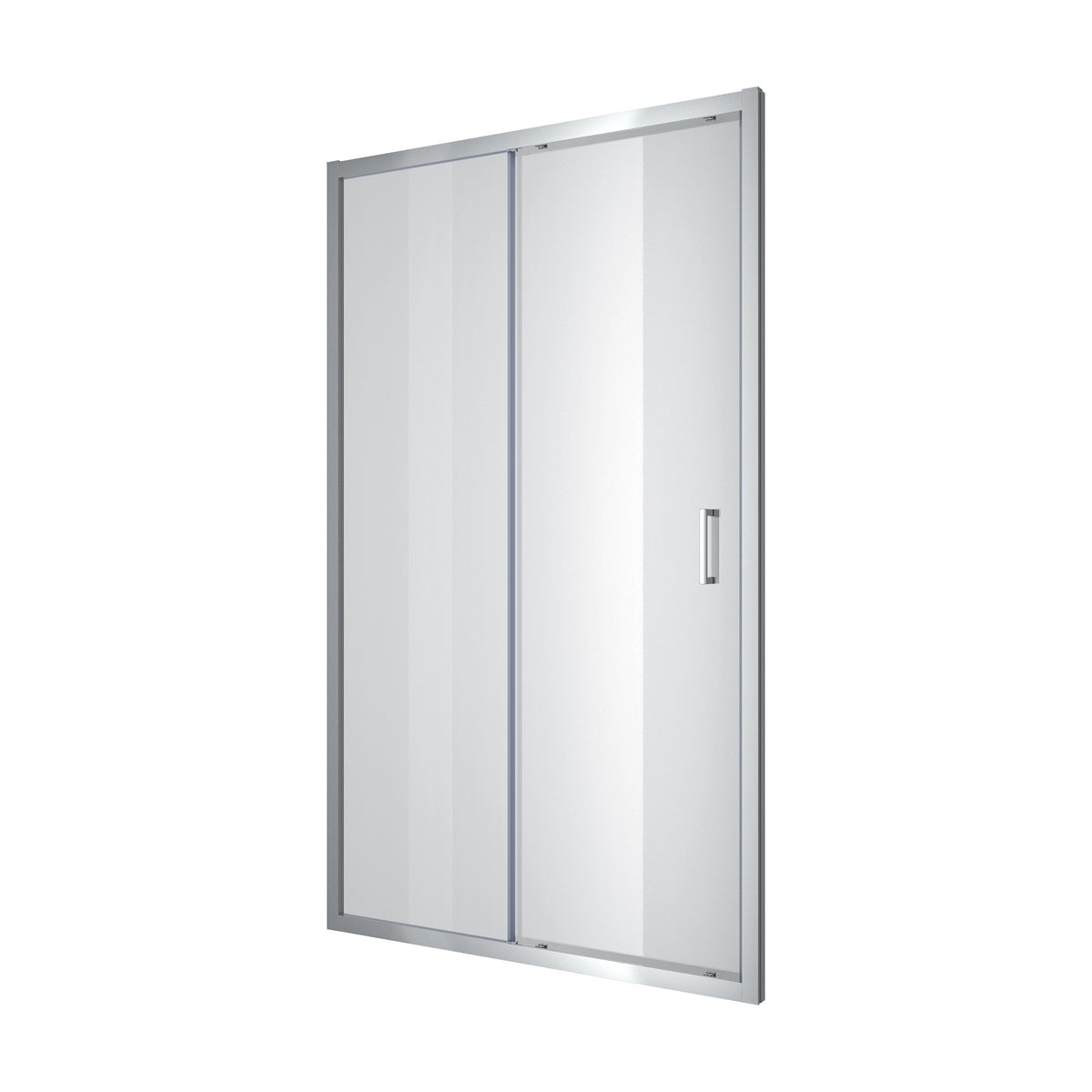 Dakota Drzwi prysznicowe przesuwne, dwuelementowe 1200x1850 mm chrom, szkło 5mm clear