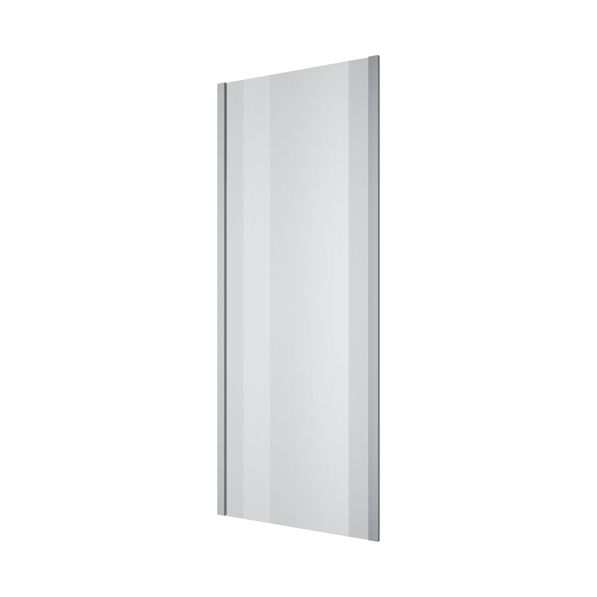 Cube Panel fijo sin perfil 800×1950 mm, cromo, cristal clear de 6 mm