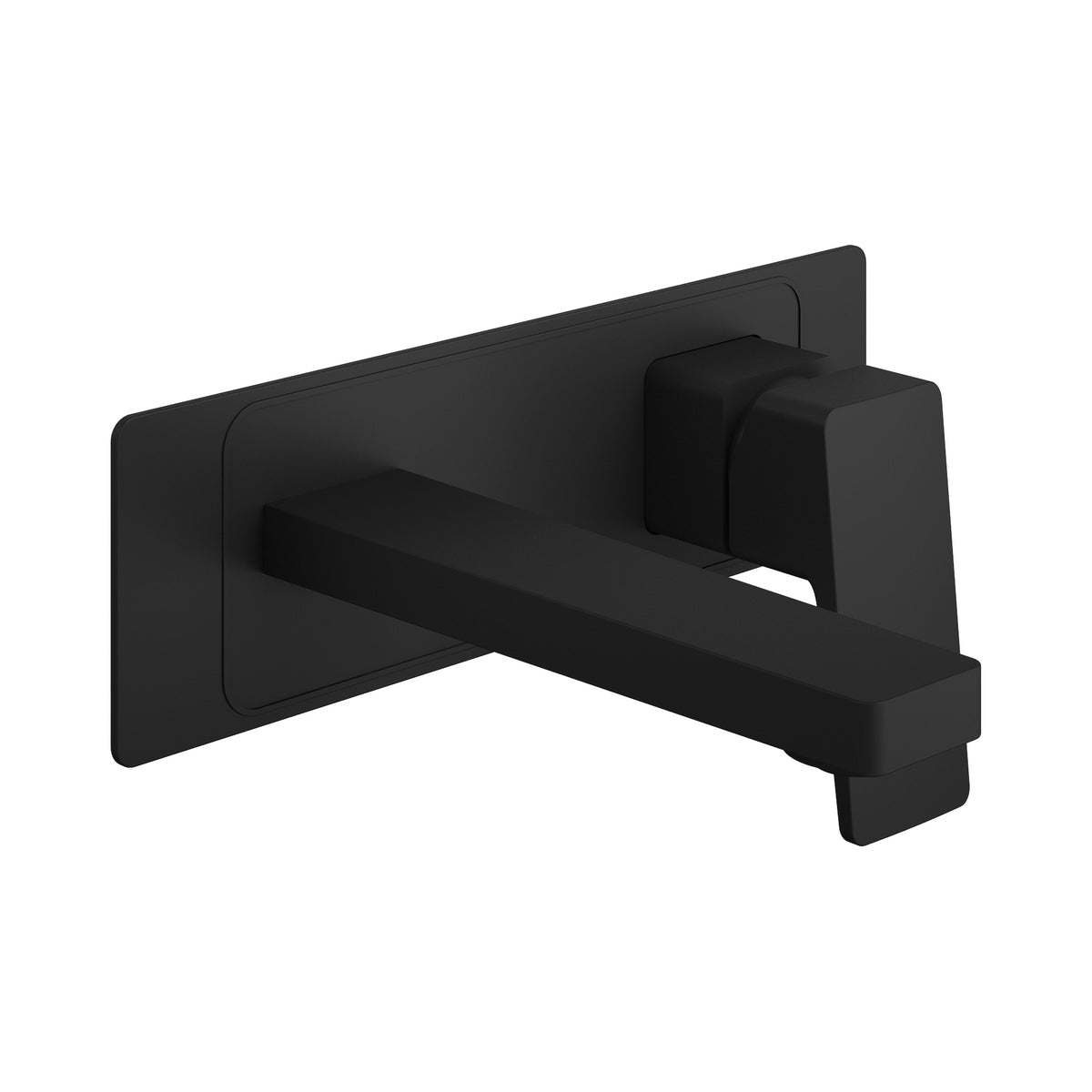 Cube Grifo empotrado para lavabo, negro mate