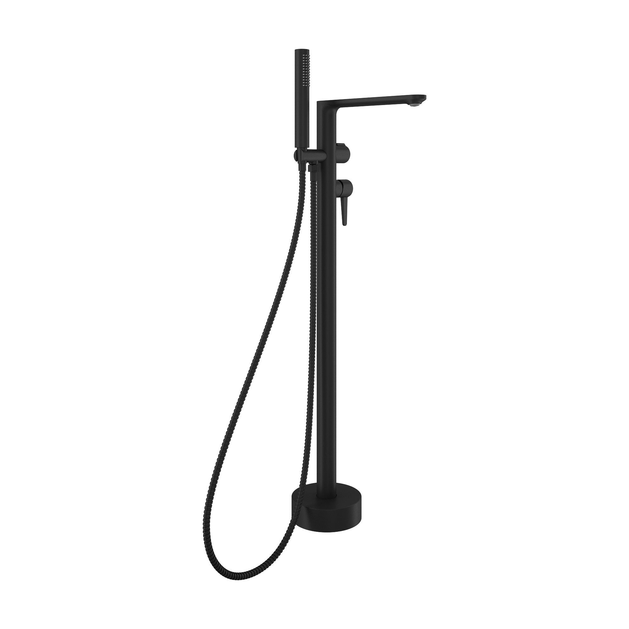 Dakota vanová baterie do podlahy, černá matná