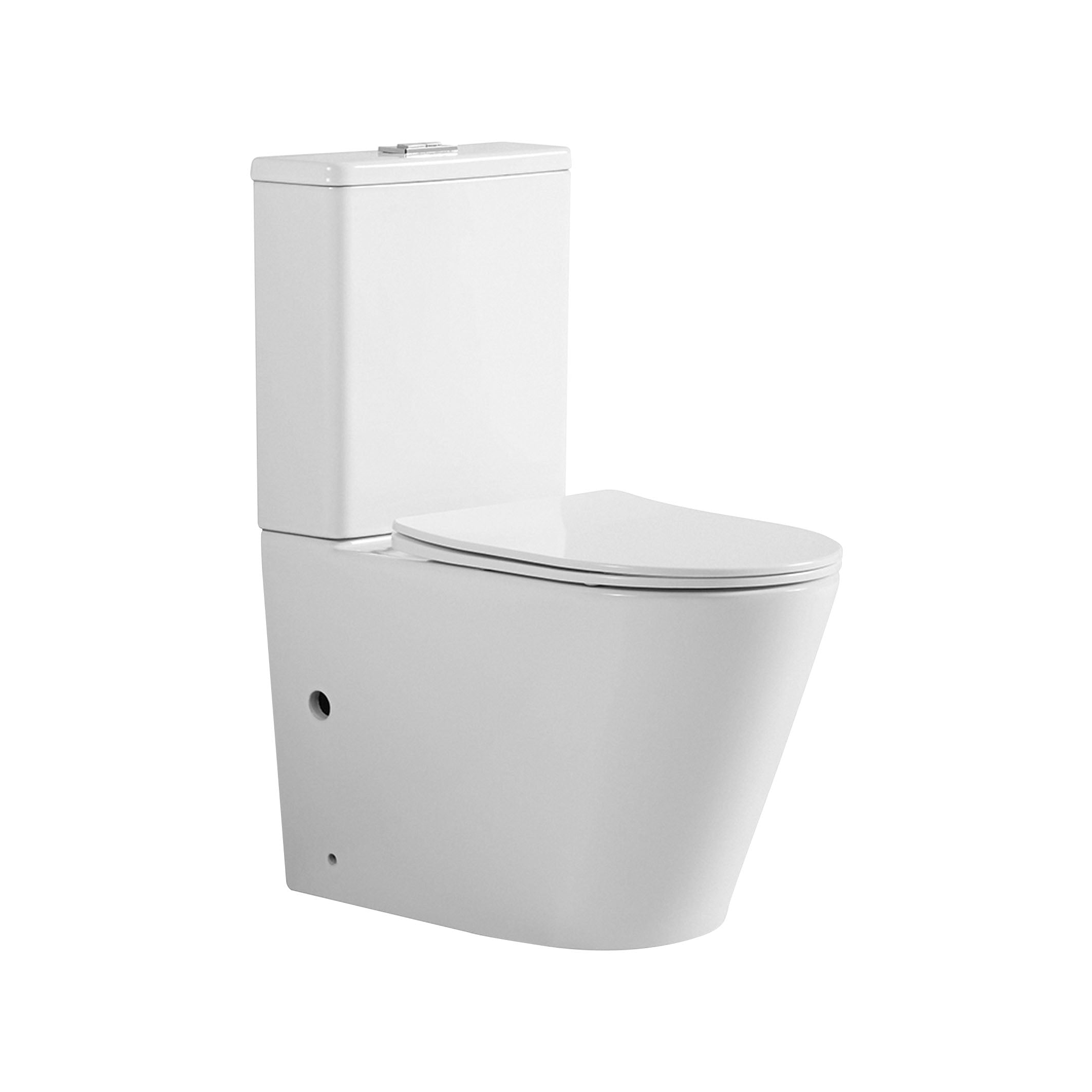 Zestaw GRACE SMART: stojąca toaleta z deską wolnoopadającą + spłuczka (spłukiwanie bezkołnierzowe)
