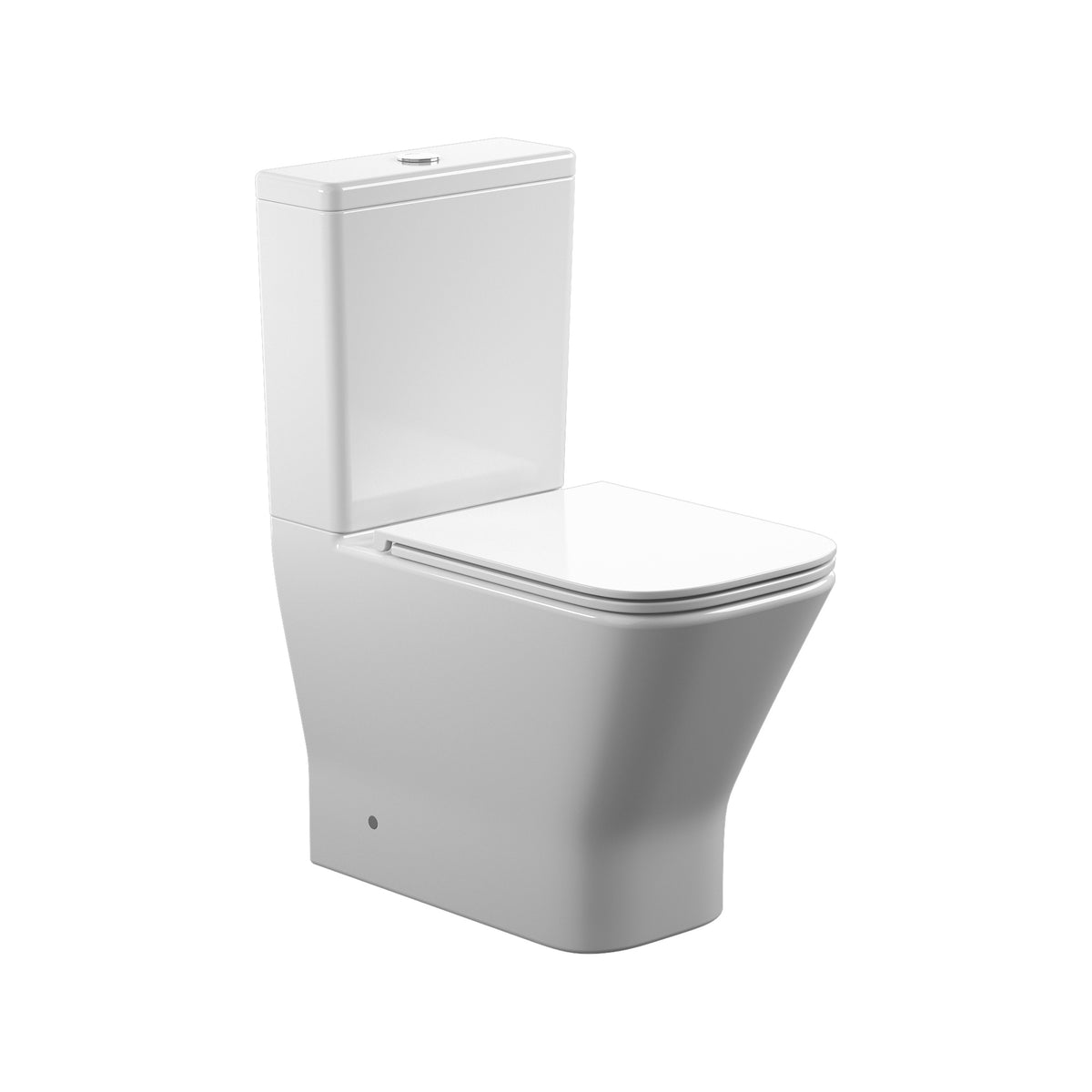 TREND SMART WC-Kombination: Stand-WC mit Soft-Close-Sitz + Spülkasten (Tornado 3.0-Spülung)