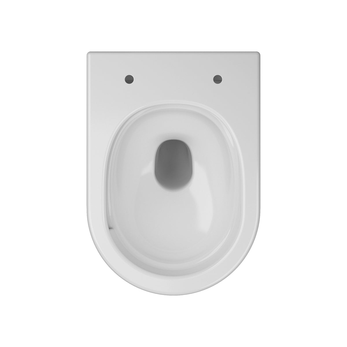 ROUND SMART wall-hung toilet with Soft-close Middle Thick seat (Tornado 3.0 flush)