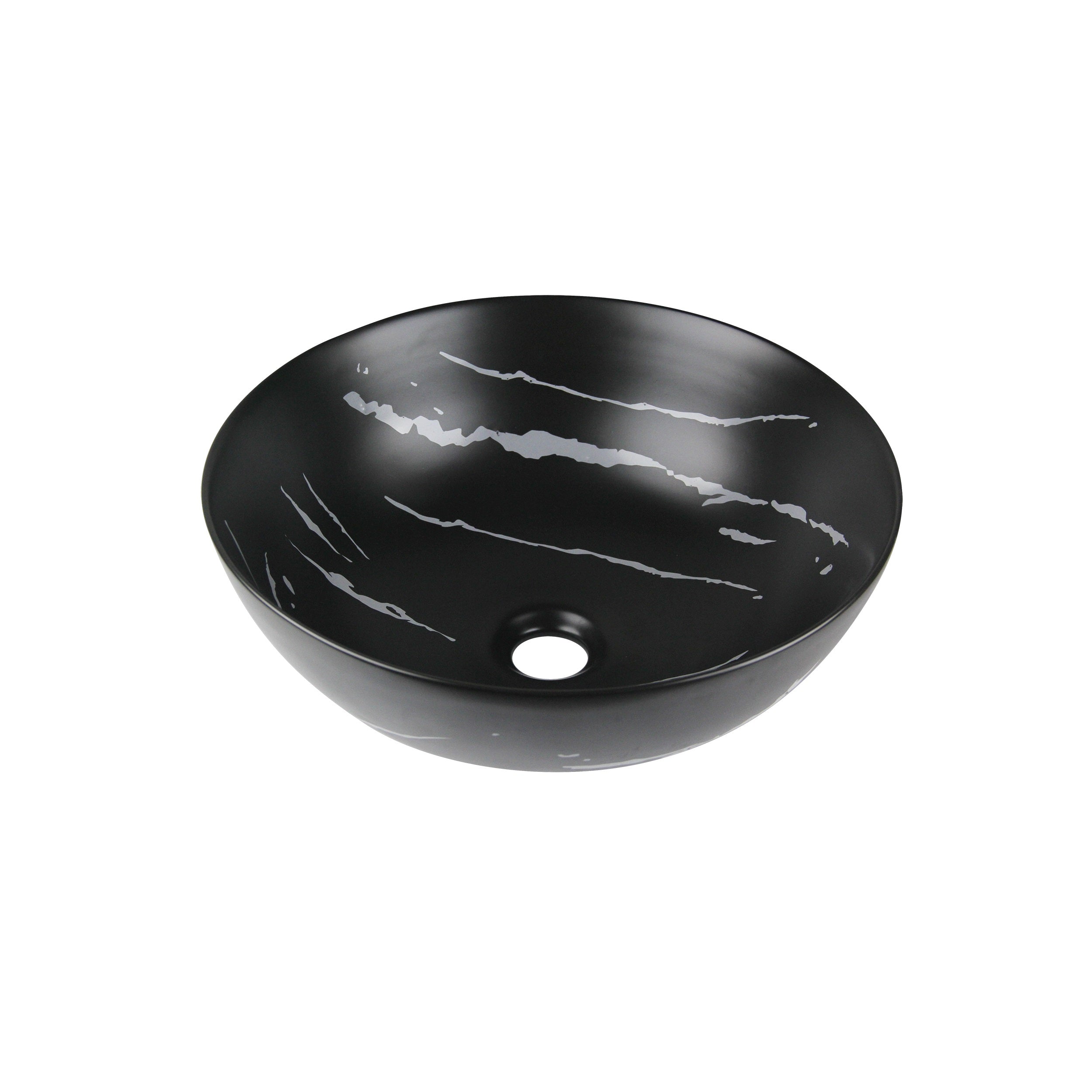 DAKOTA umywalka nablatowa 400x400x150mm matte black