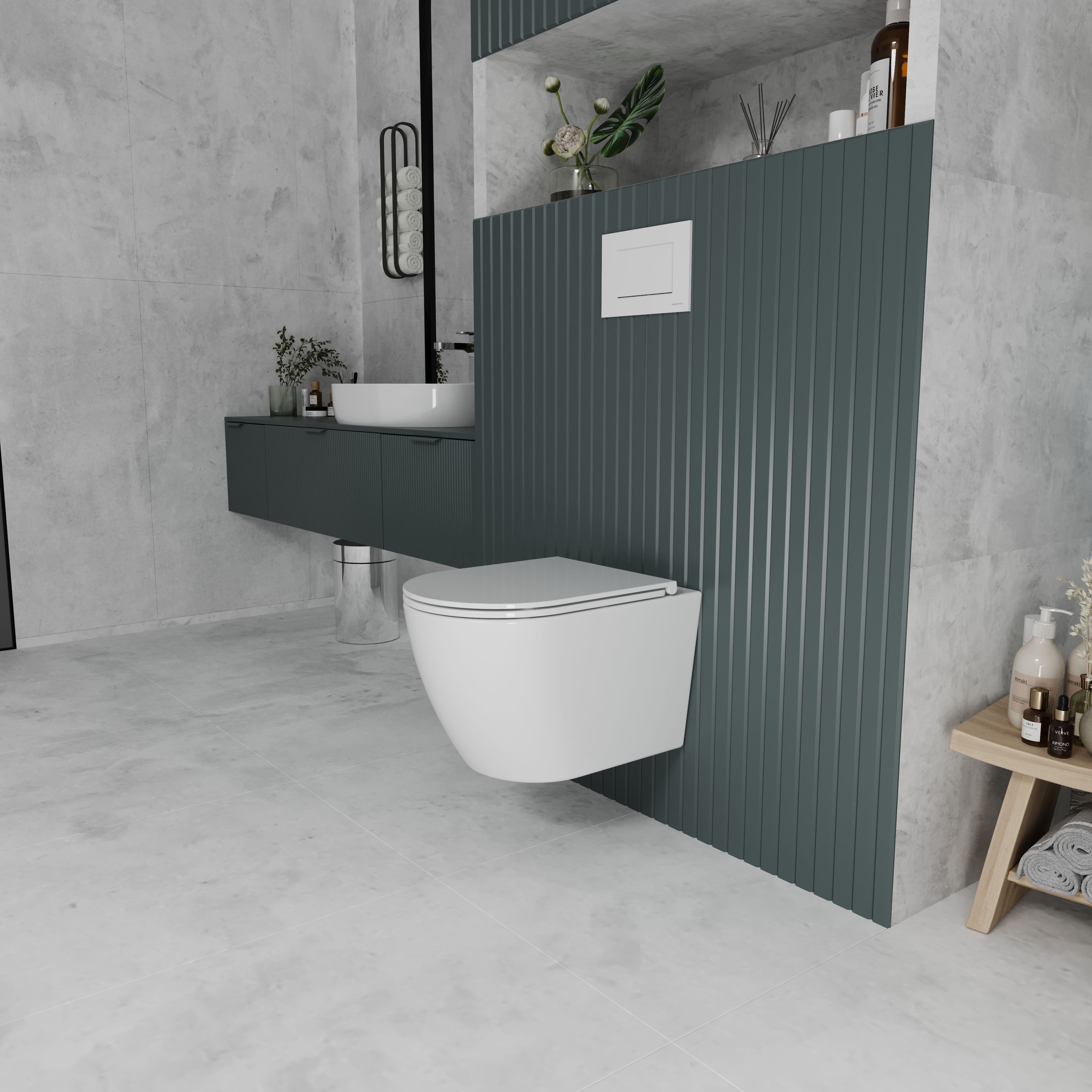 EDGE wall-hung toilet with Soft-close seat (Tornado flush)