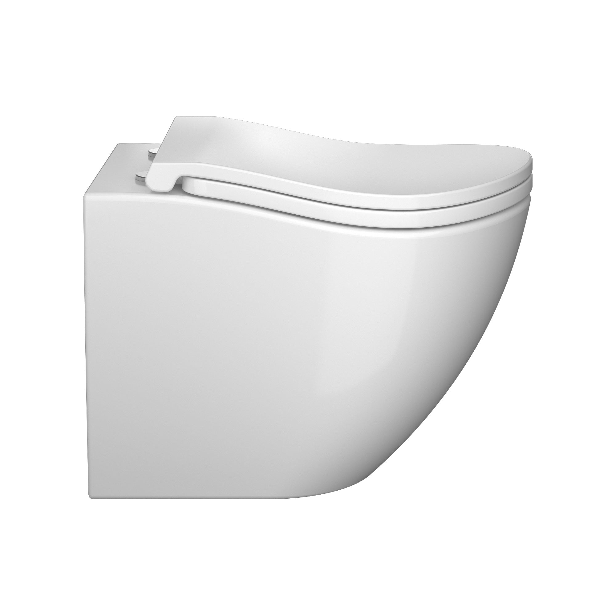 ROUND COMFORT inodoro suspendido con asiento Soft-close (descarga Tornado 3.0)