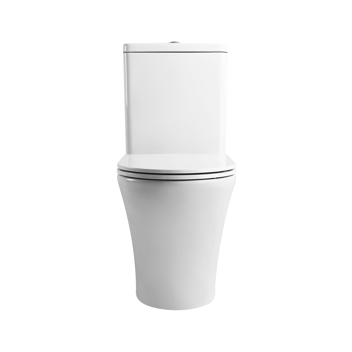 DAKOTA-Set: Stand-WC mit Soft-Close-Sitz + Spülkasten (Rimless-Spülung)