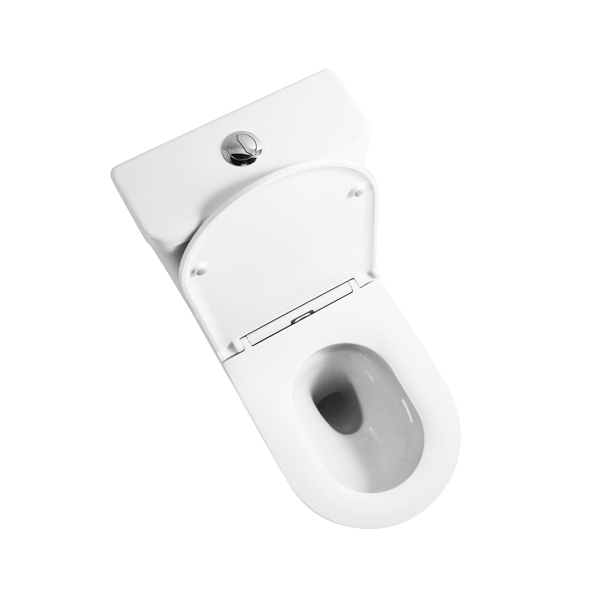 DAKOTA-Set: Stand-WC mit Soft-Close-Sitz + Spülkasten (Rimless-Spülung)