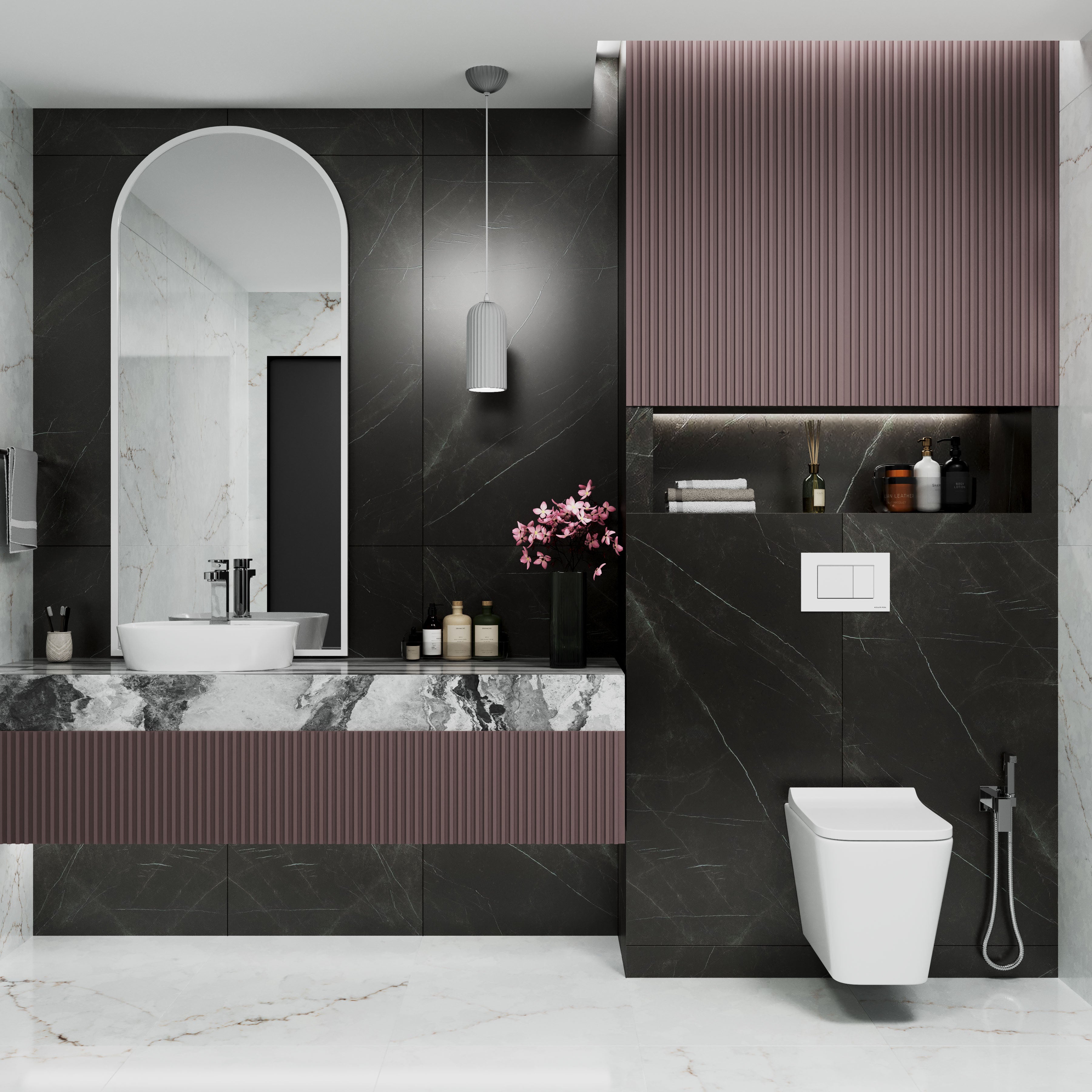 MIO панель змиву білий