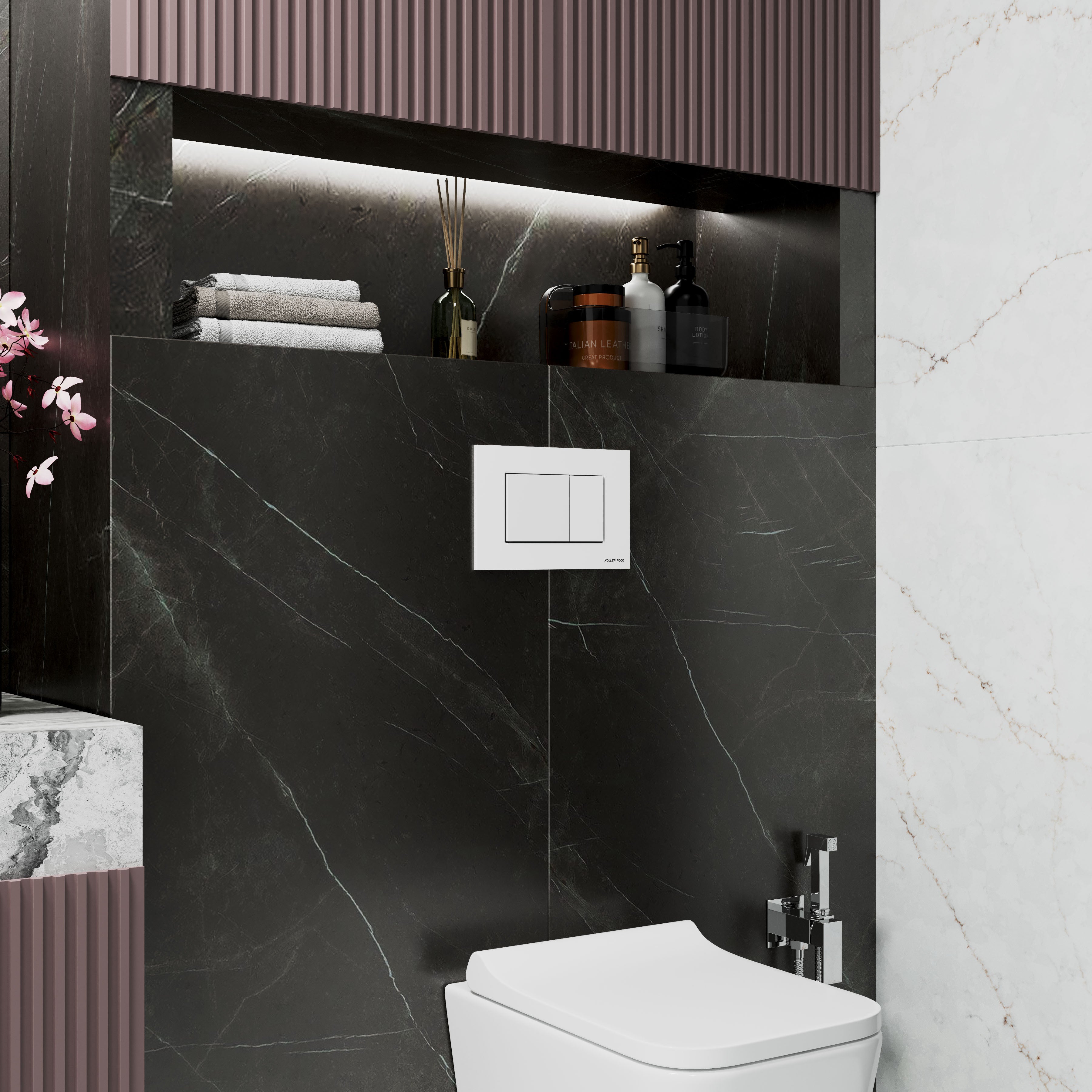 MIO панель змиву білий