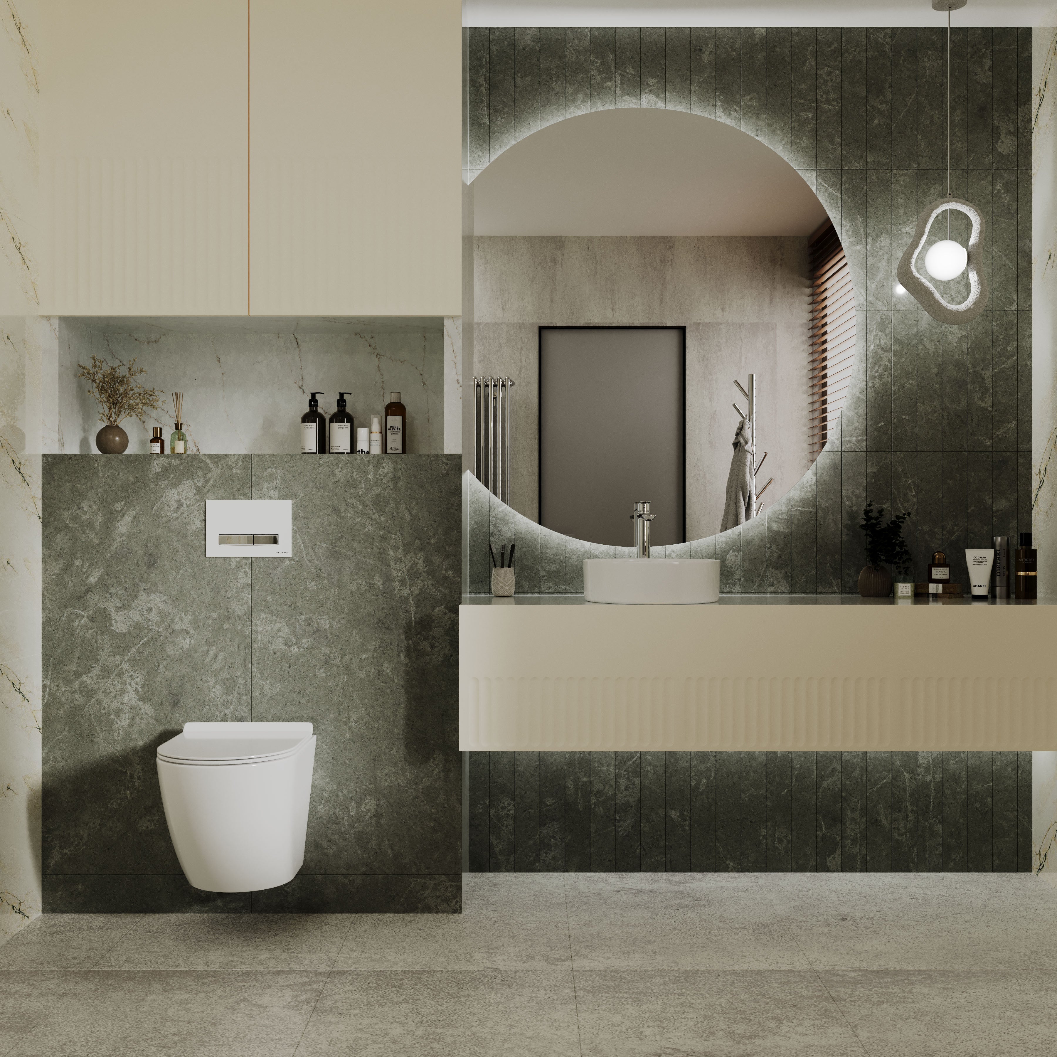 DESIGN PLUS панель змиву білий/ хром