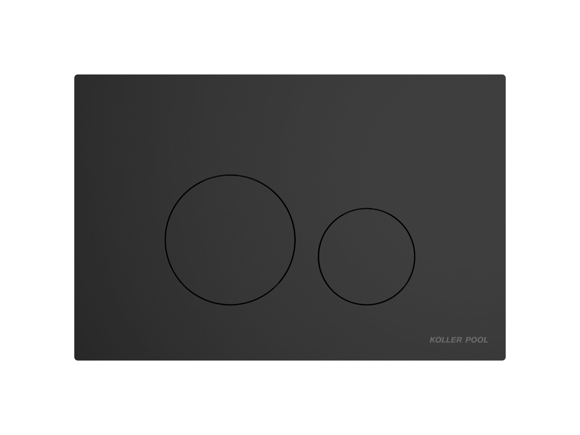 AQUA M панель змиву чорний матовий