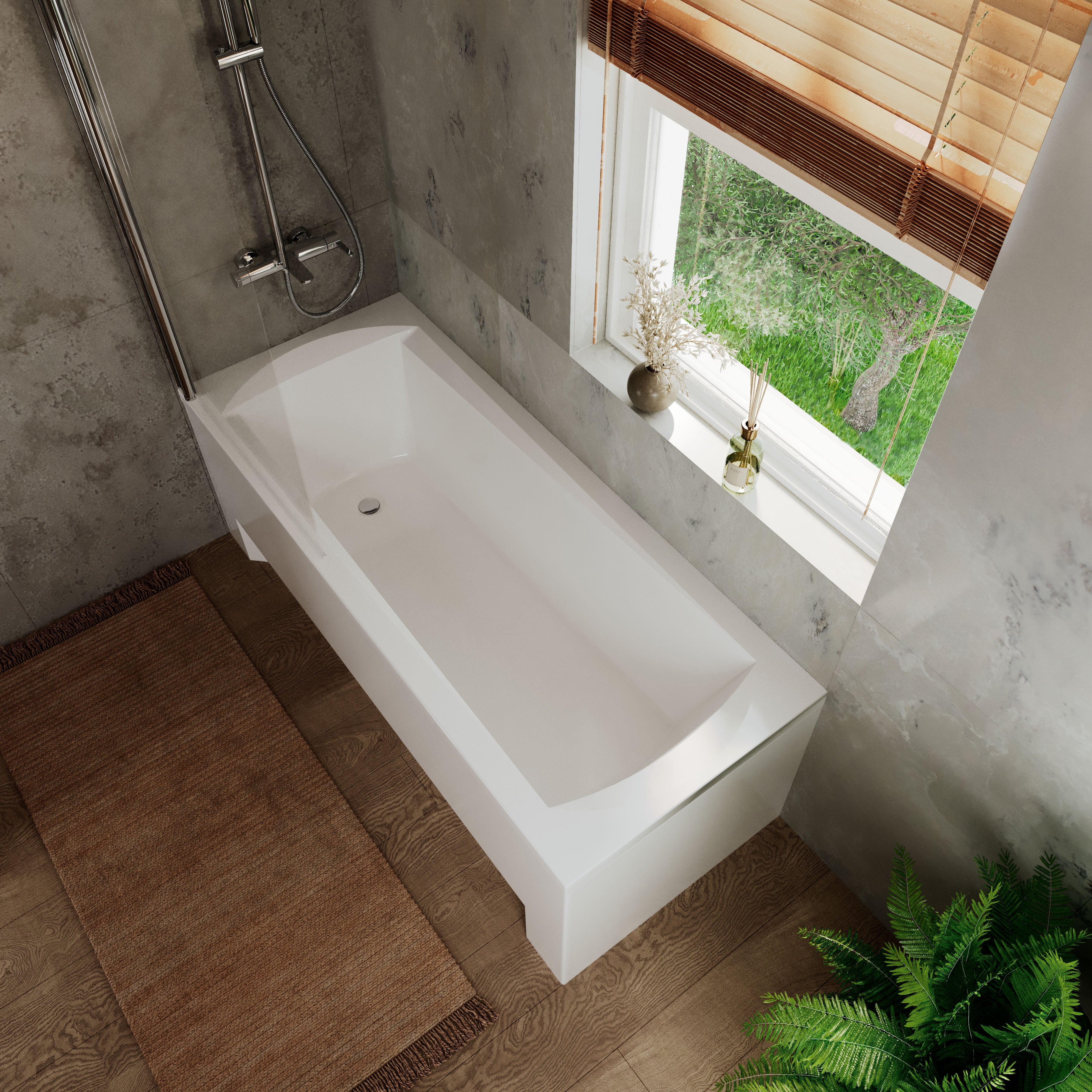 Bathtub Twist 170x70 (with legs)