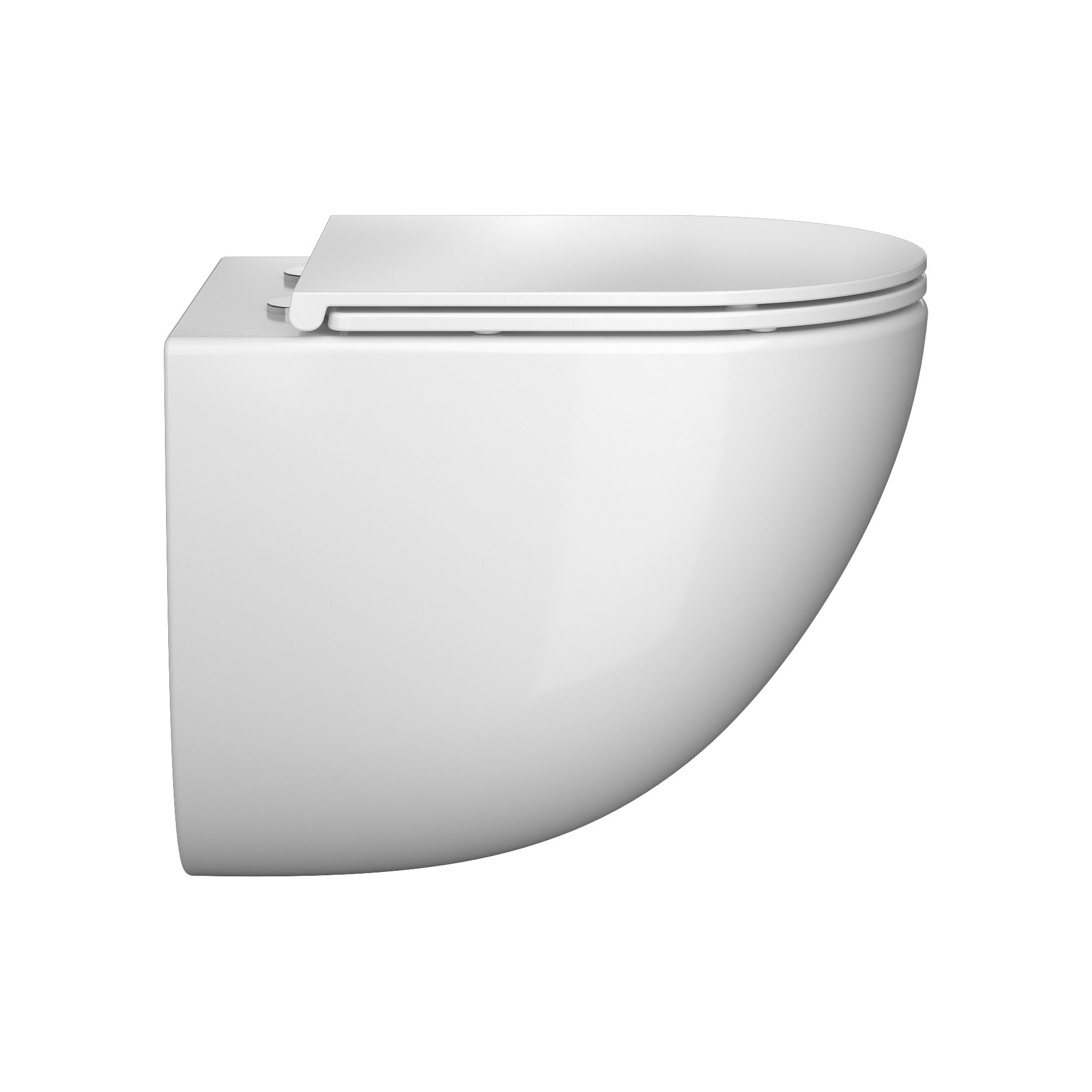 Závěsná toaleta ROUND PRO Smart s tlumeným sklápěním sedátka (splachování Tornado 3.0)