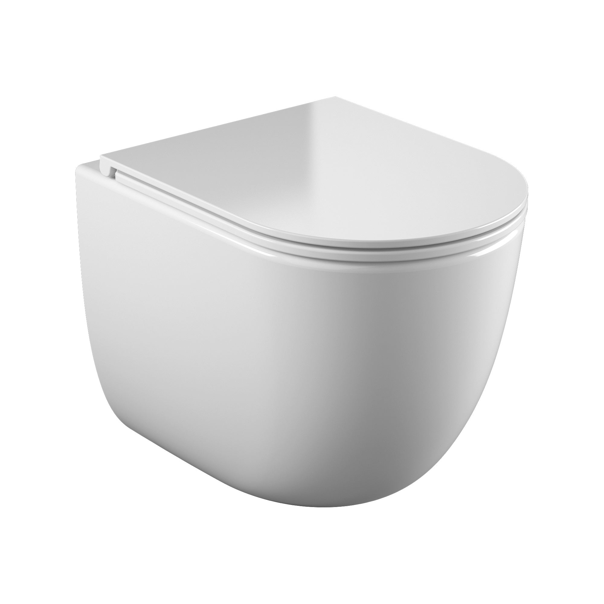 ROUND PRO Wand-WC mit Soft-Close-Sitz (Tornado 3.0-Spülung)
