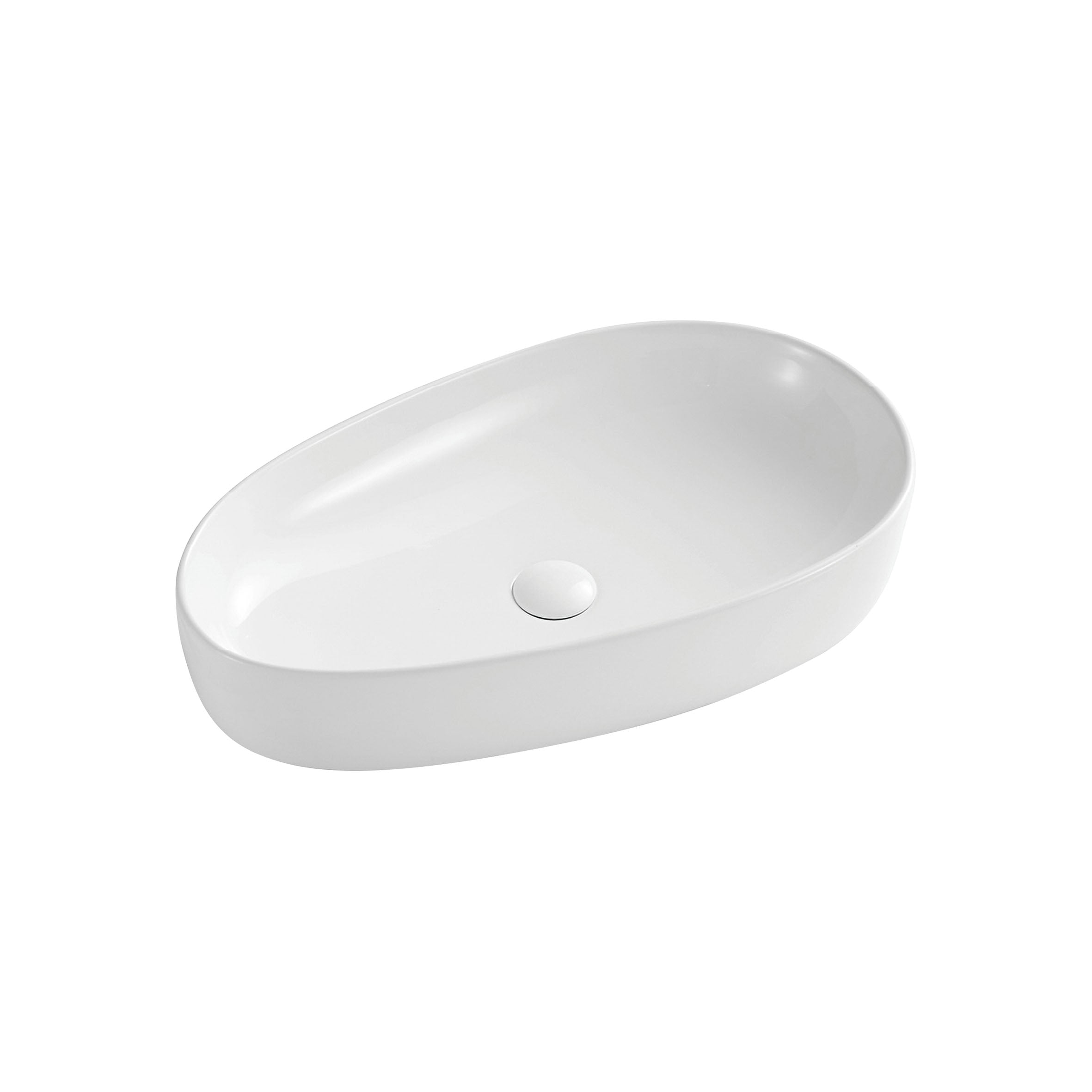 Umyvadlo PURE na desku 550x390x130 mm