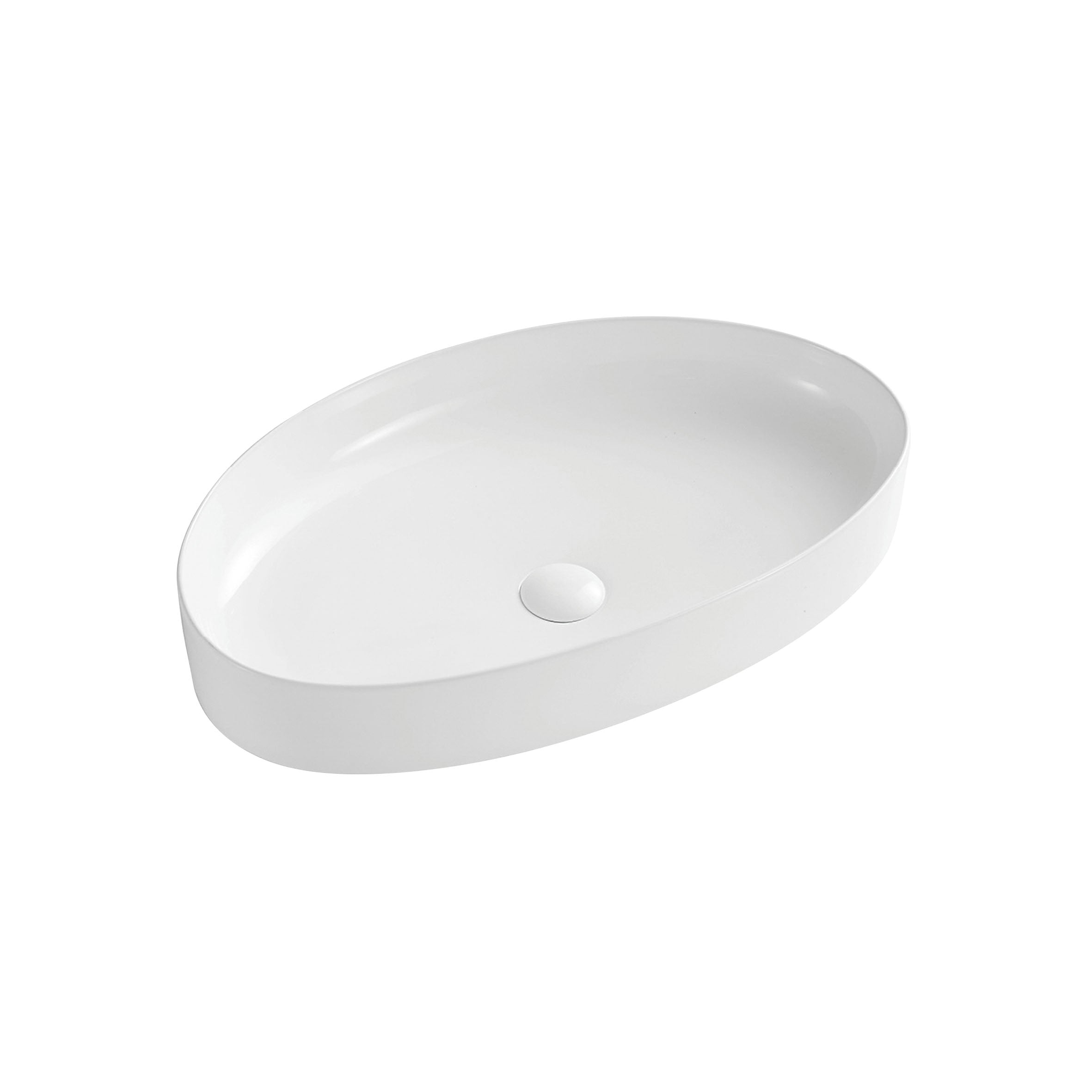 Umyvadlo PURE na desku 655x400x125 mm