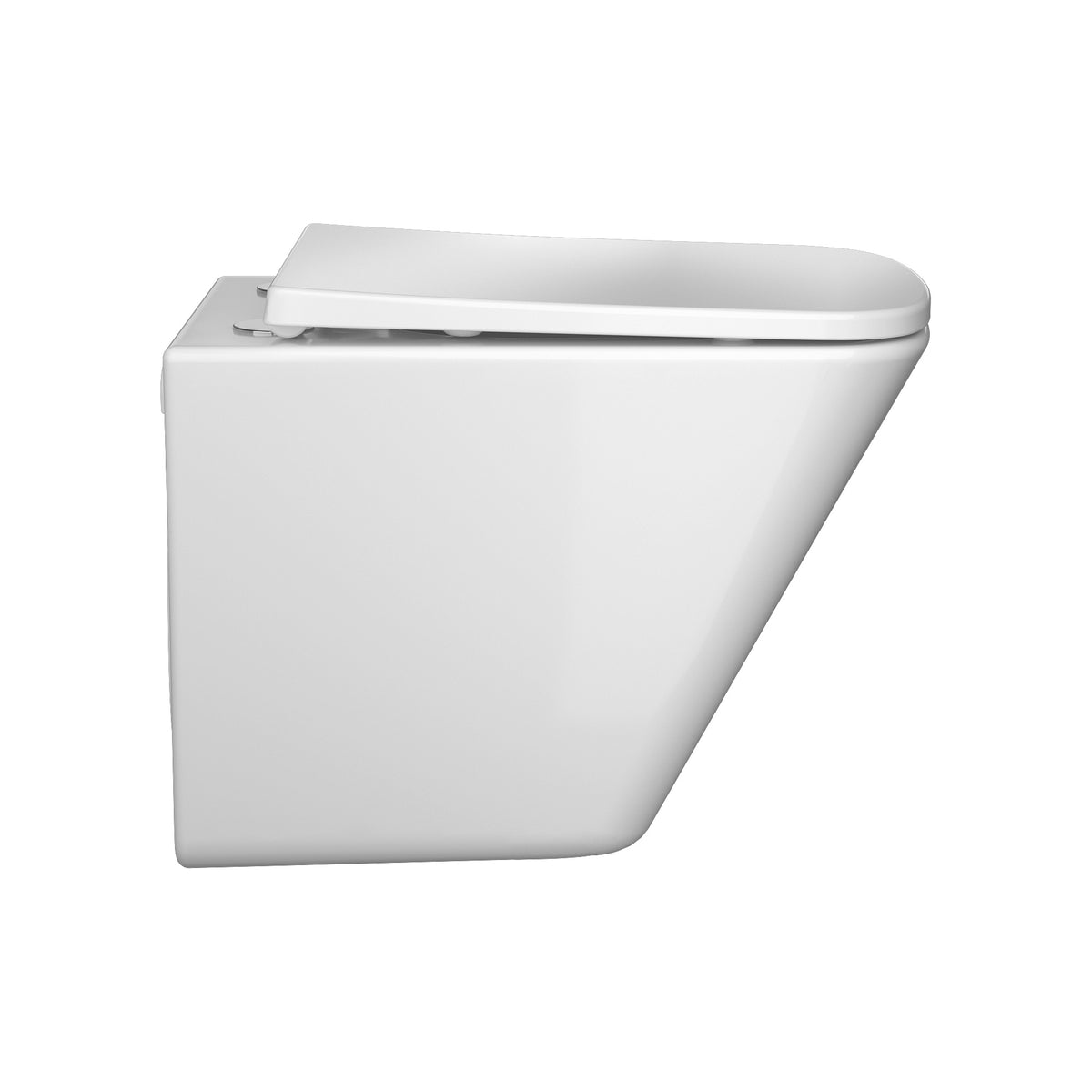 CUBE PRO inodoro suspendido con asiento Soft-close Middle Thick (descarga Rimless)
