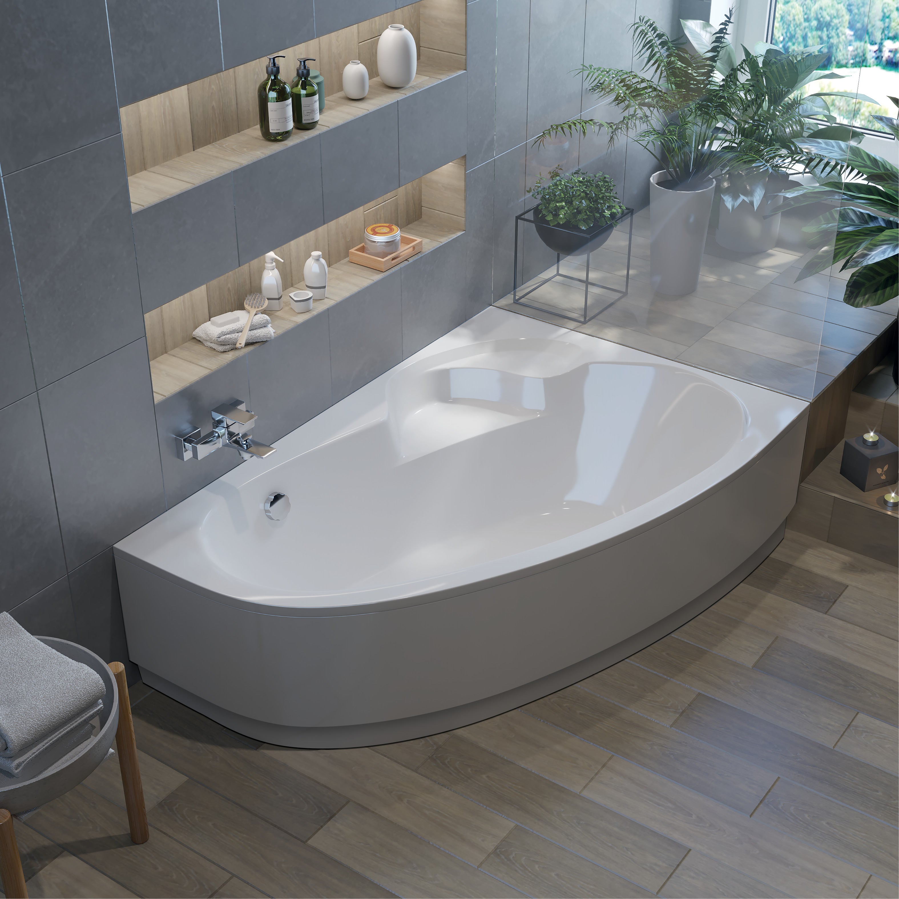 Bathtub Karina 170x110 L