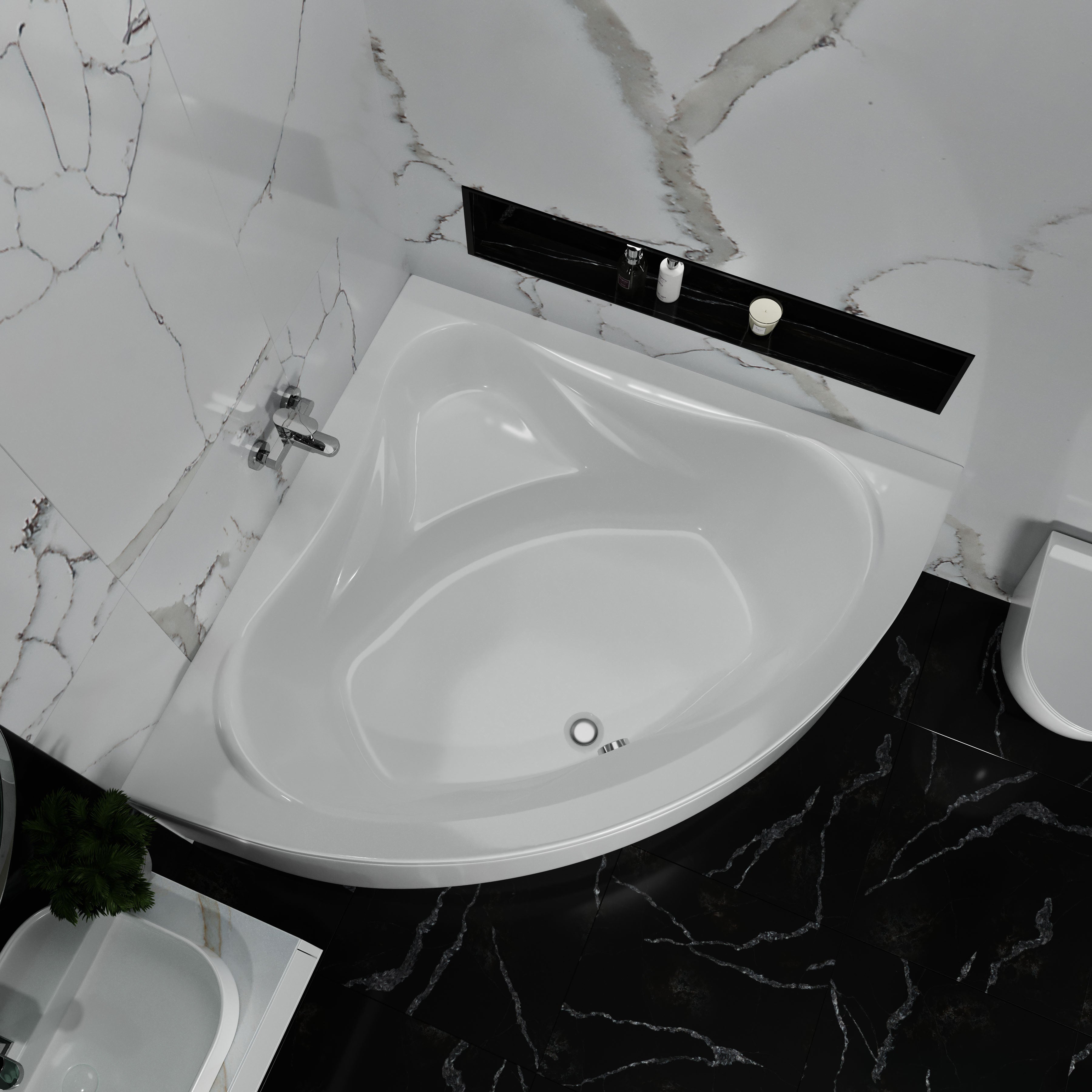 Bañera Tera 135x135