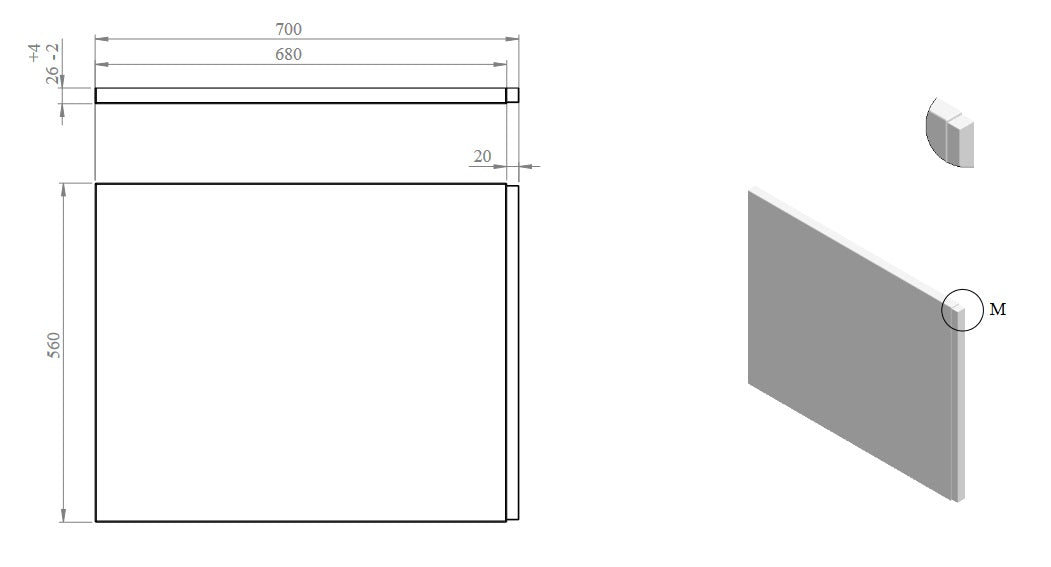Side panel 70