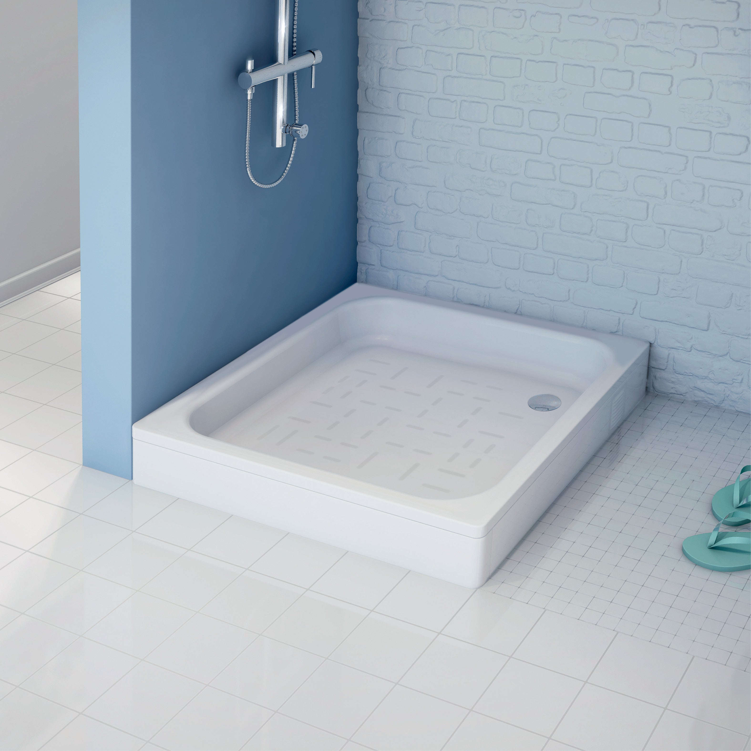 Koller Pool plato de ducha 80x80 cuadrado